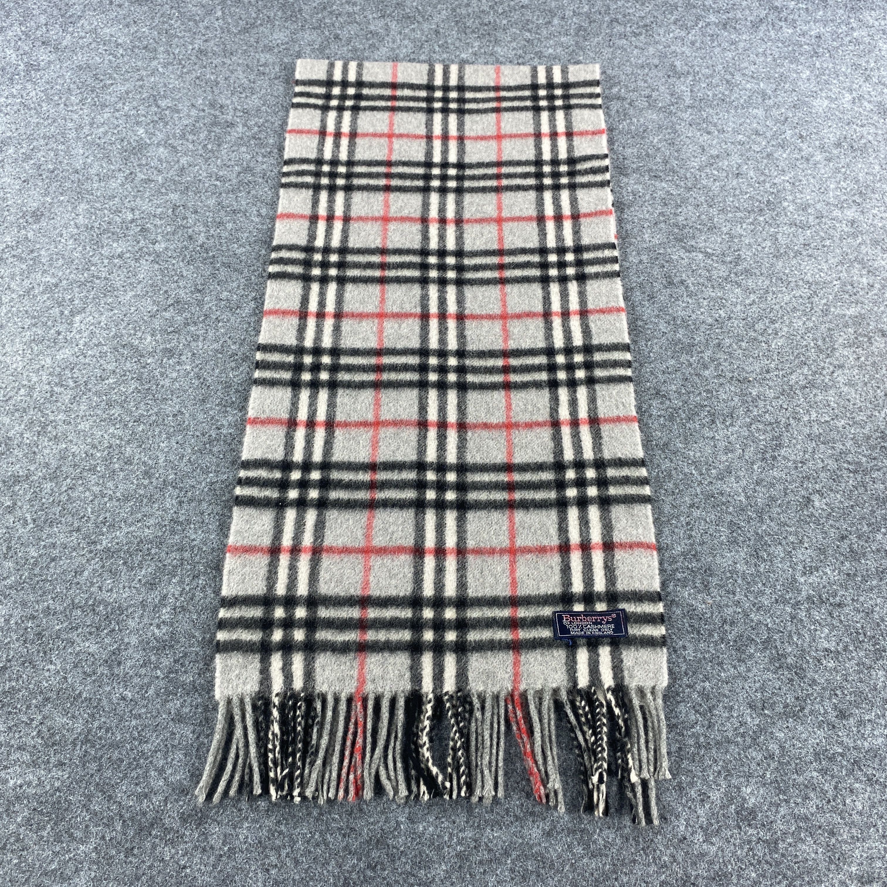Burberry × Vintage GF10675 Burberry Scarf Neck Wear Muffler Nova Check Size ONE SIZE - 3 Thumbnail