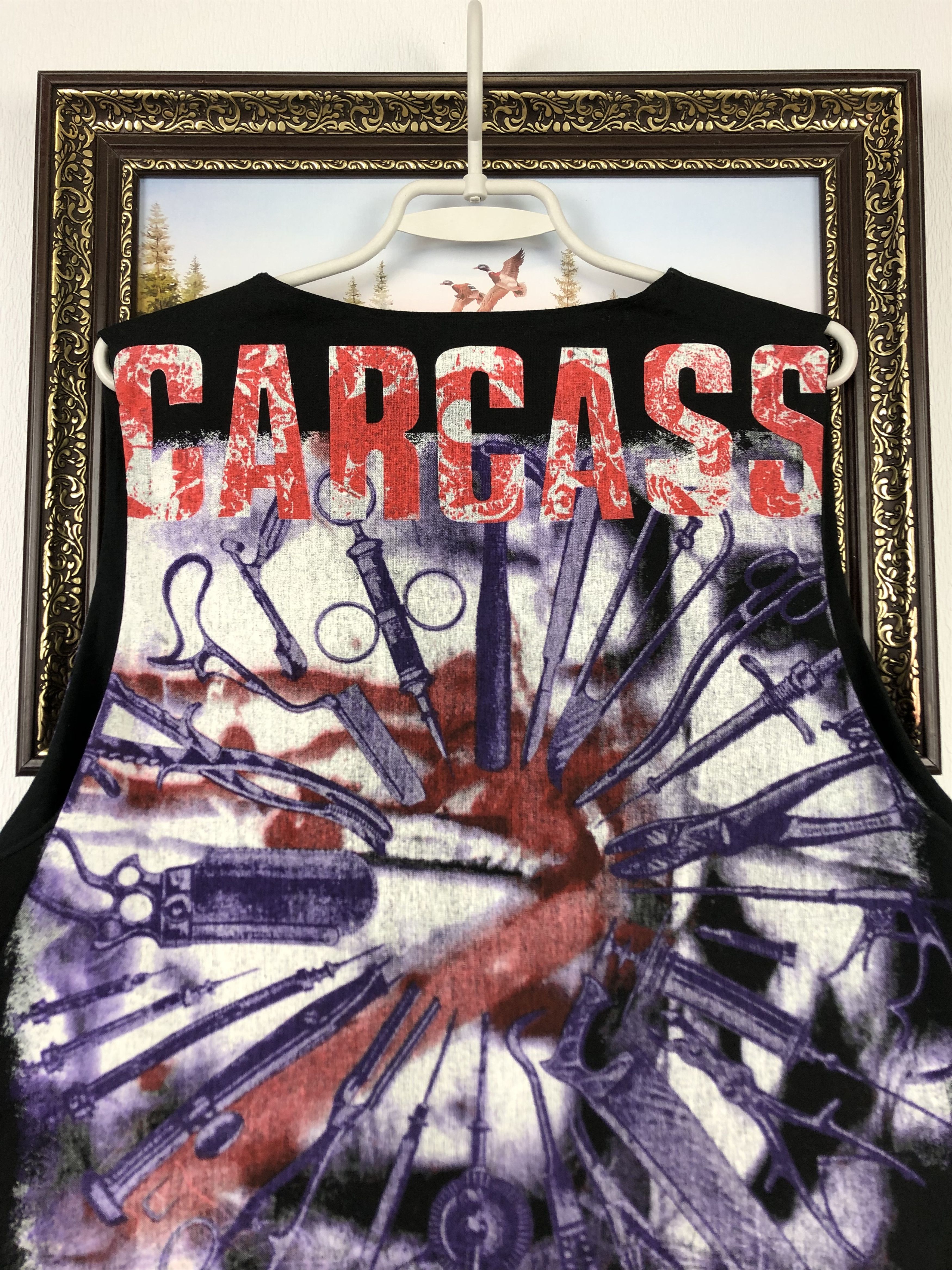 Band Tees × Vintage Vintage Carcass Vest Shirt Death Metal Hardcore Grind Core Size US XL / EU 56 / 4 - 12 Thumbnail
