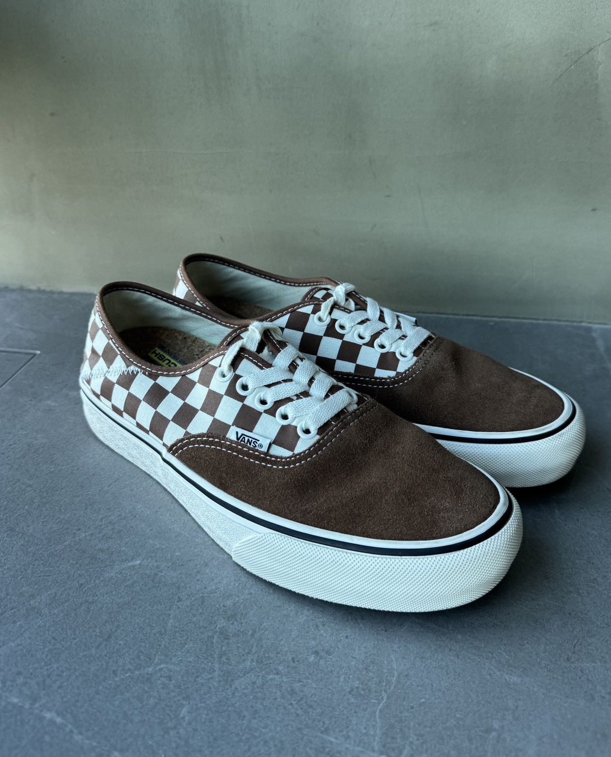 Vans Vans Authentic VR3 SF Brown Suede Checkboard Sneakers Rare Size US 8.5 / EU 41-42 - 4 Thumbnail