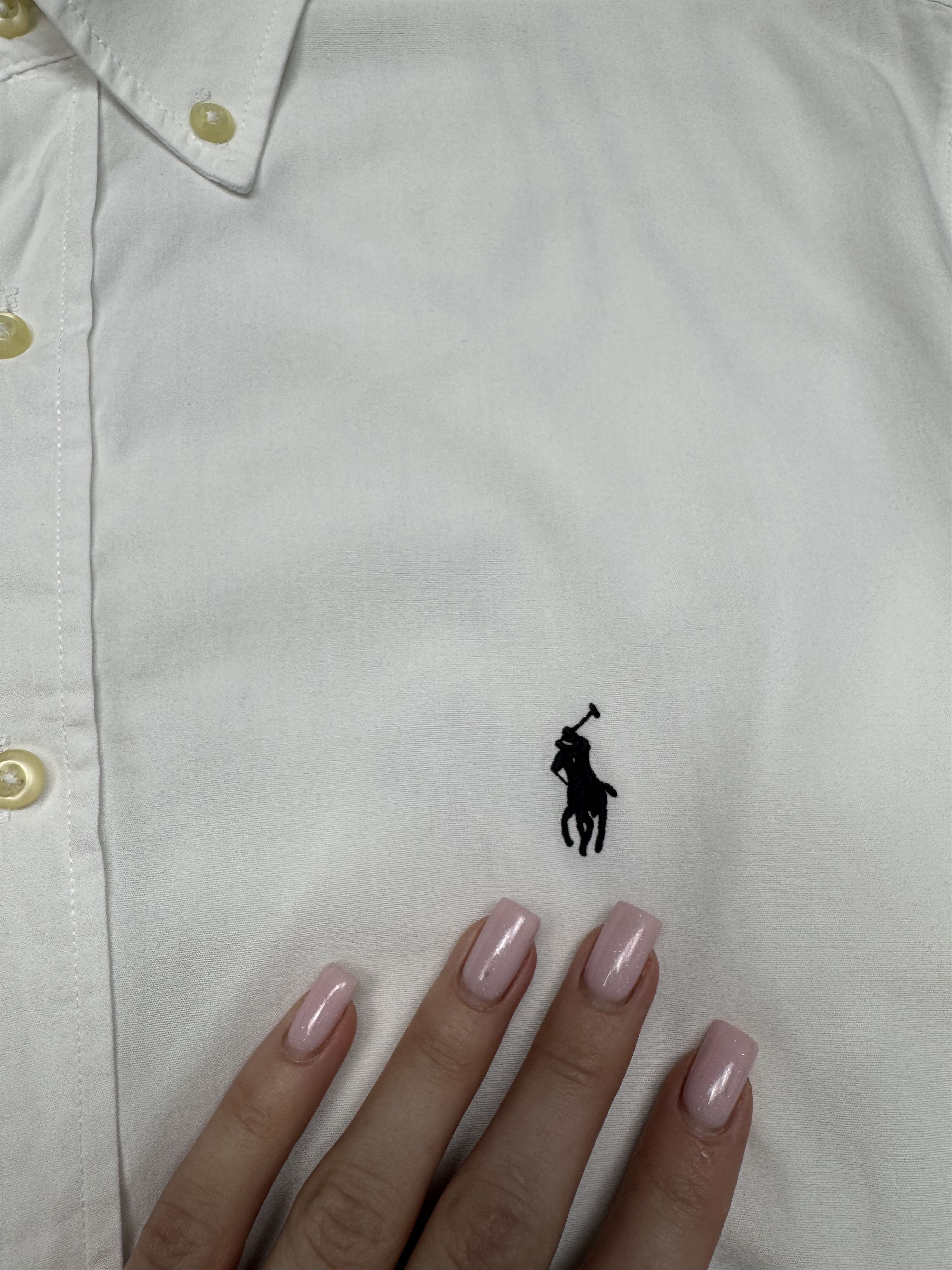 Polo Ralph Lauren Polo Ralph Lauren Mens Long Sleeve White Shirt Size US L / EU 52-54 / 3 - 3 Thumbnail