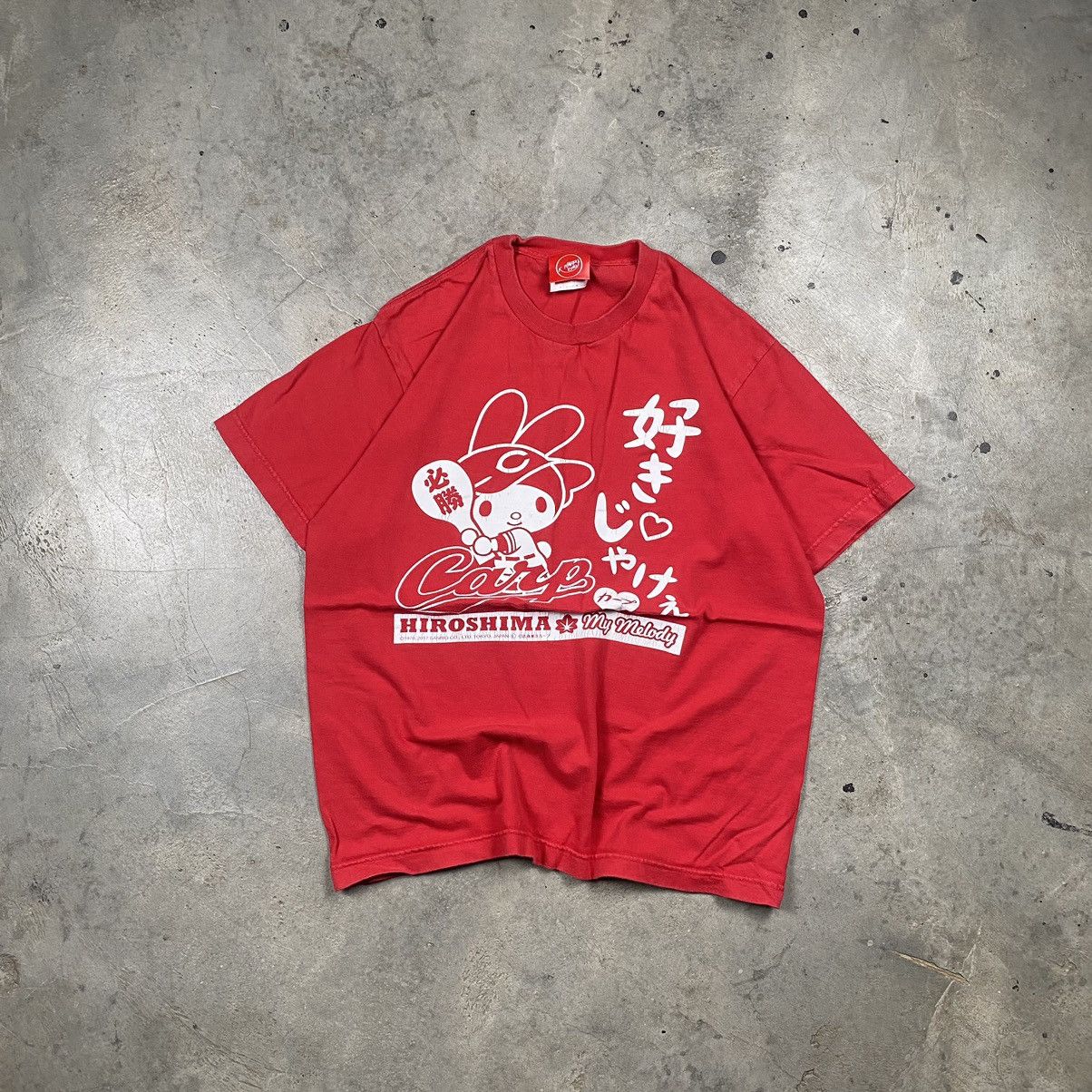 Anime × Japanese Brand × Vintage y2k Onegai My Melody Sanrio MLB Carp Tee Size US S / EU 44-46 / 1 - 1 Thumbnail