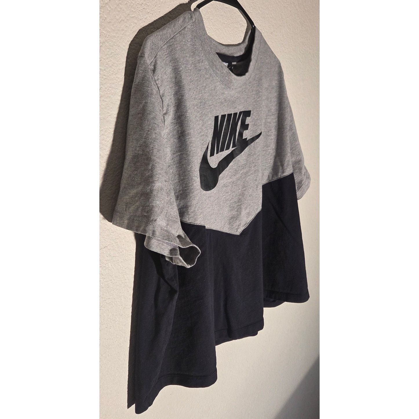 Nike Nike Crop Top T-Shirts Grey and Black - Women's 2XL Size XXL / US 16-18 / IT 52-54 - 5 Thumbnail