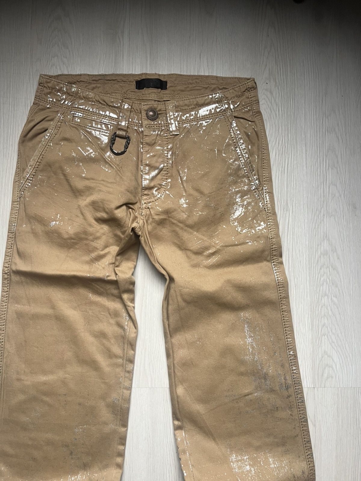 Japanese Brand Midas Metallic Coated Pants lgb if six was nine vkei style Size US 30 / EU 46 - 3 Thumbnail