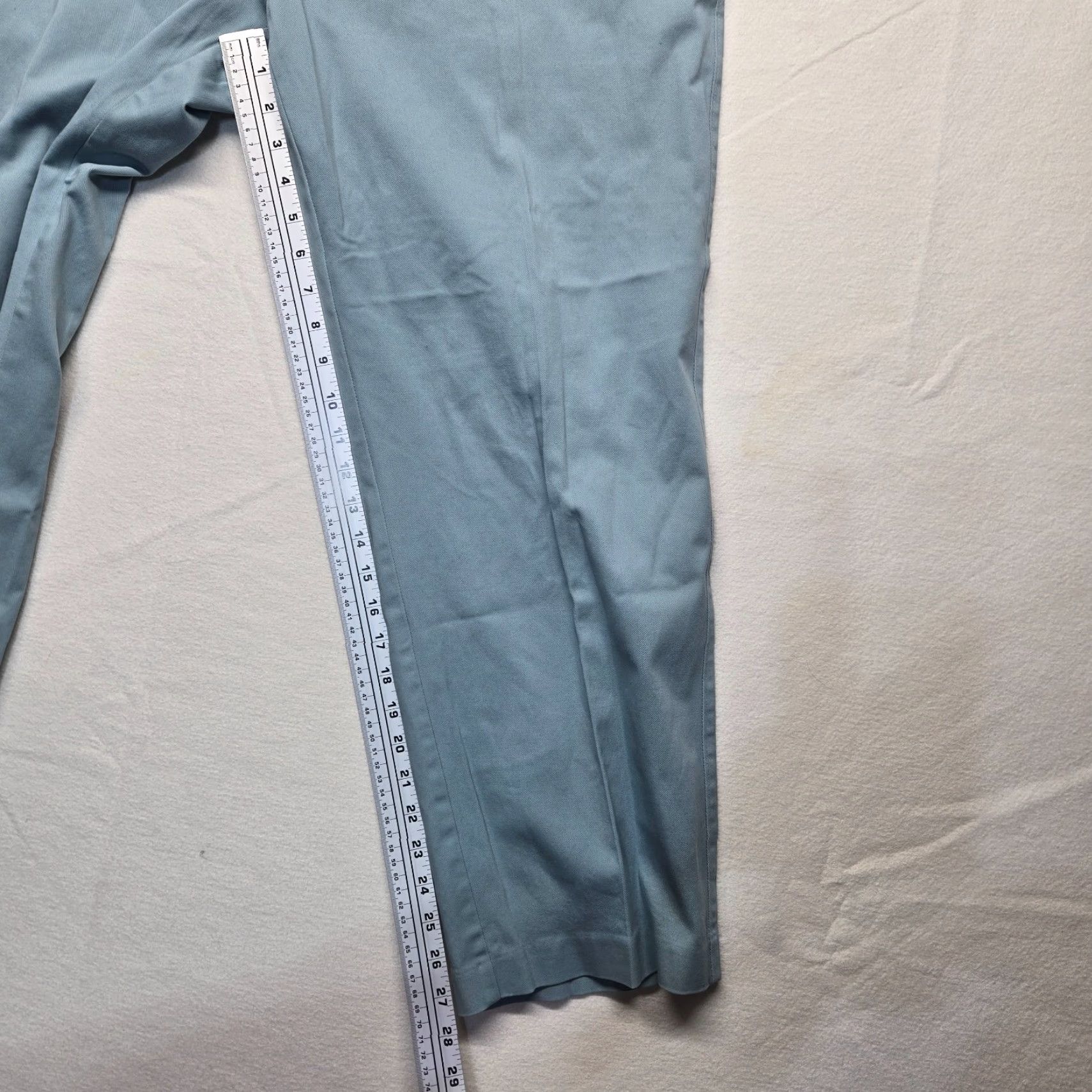 Savane Savane Dress Pants Flat Front Blue 40 Men's 29 Inseam Regular Straight Pants Men's Dress Reduces? Size US 40 / EU 56 - 6 Thumbnail