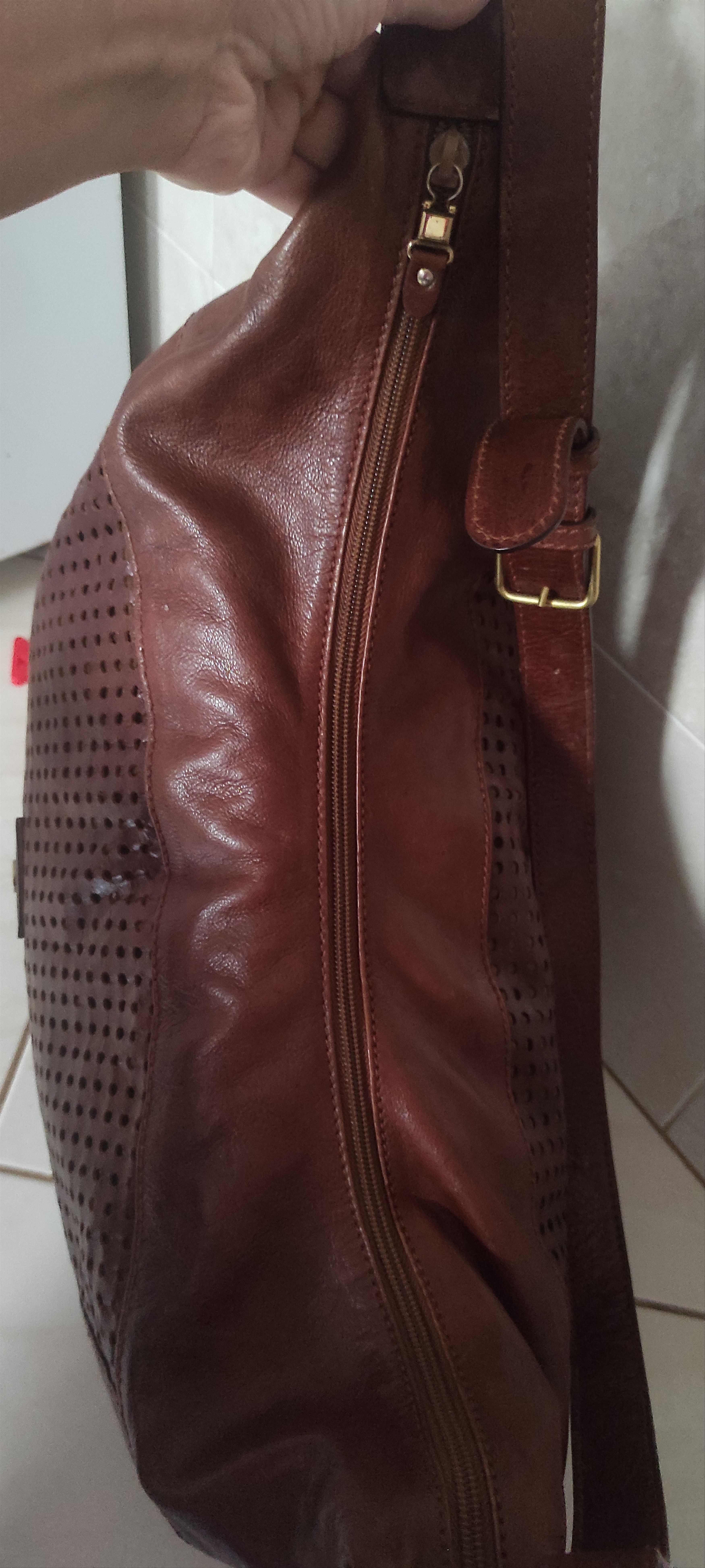 Etienne Aigner Etienne Aigner 70s Woven Leather Top Handle Travel Bag Size ONE SIZE - 23 Thumbnail