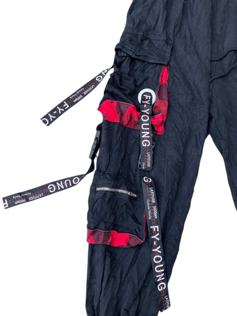 Japanese Brand Very Nice💥Forever Young Mens Cargo Pants Size US 32 / EU 48 - 3 Thumbnail
