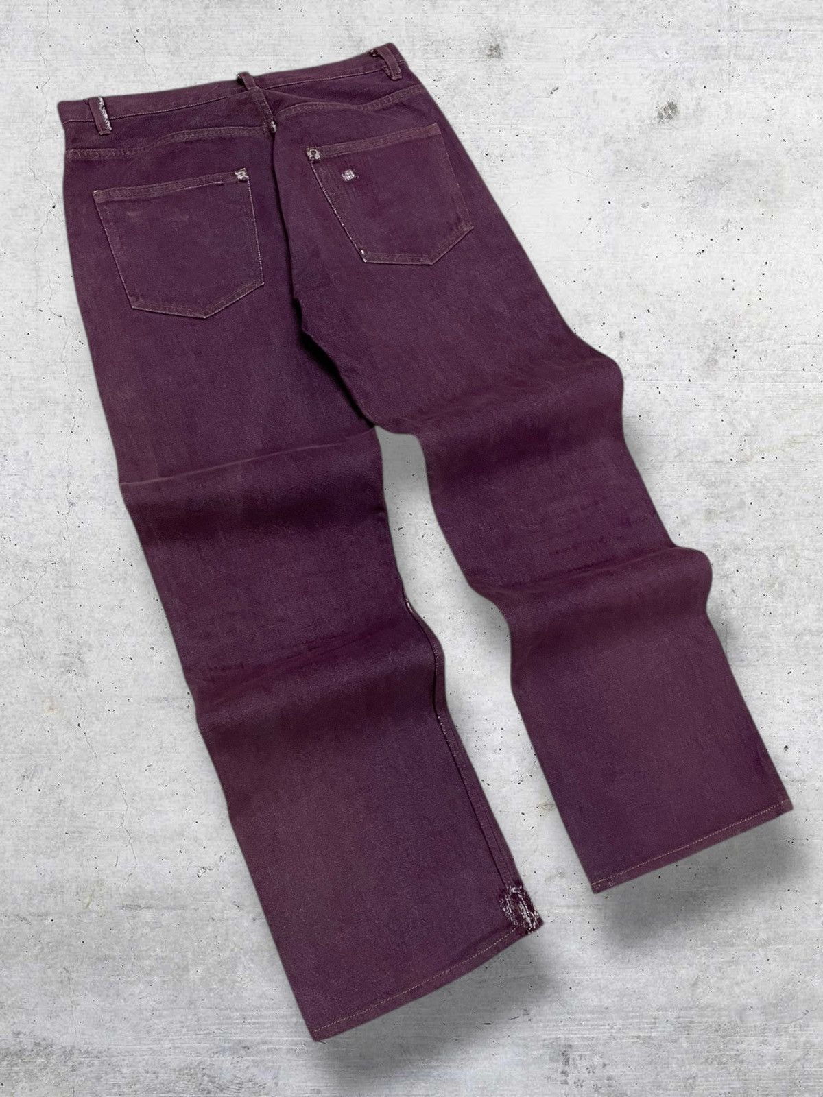 A.P.C. VINTAGE A.P.C OG 90S DESIGNER SELVEDGE UNIQUE COLOUR DENIM Size US 30 / EU 46 - 13 Thumbnail