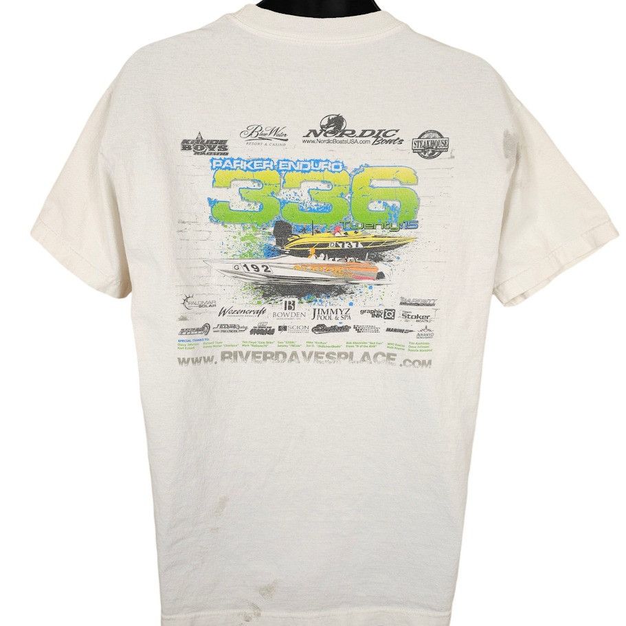 Other Parker Enduro 336 Race T Shirt Mens Size Large White Speed Size US L / EU 52-54 / 3 - 1 Thumbnail