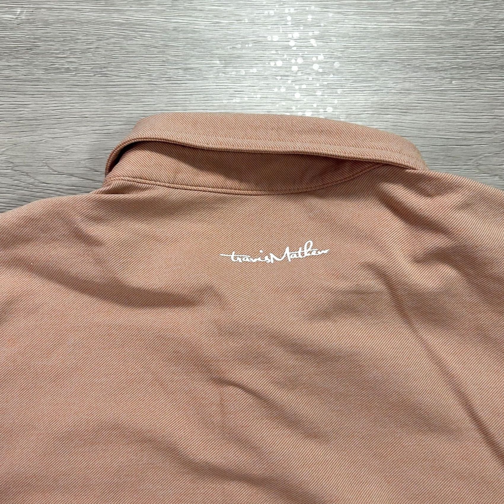 TravisMathew Travis Mathew Polo Shirt Mens Large Pink Stretch Golf Short Sleeve Shirt Size US S / EU 44-46 / 1 - 4 Thumbnail