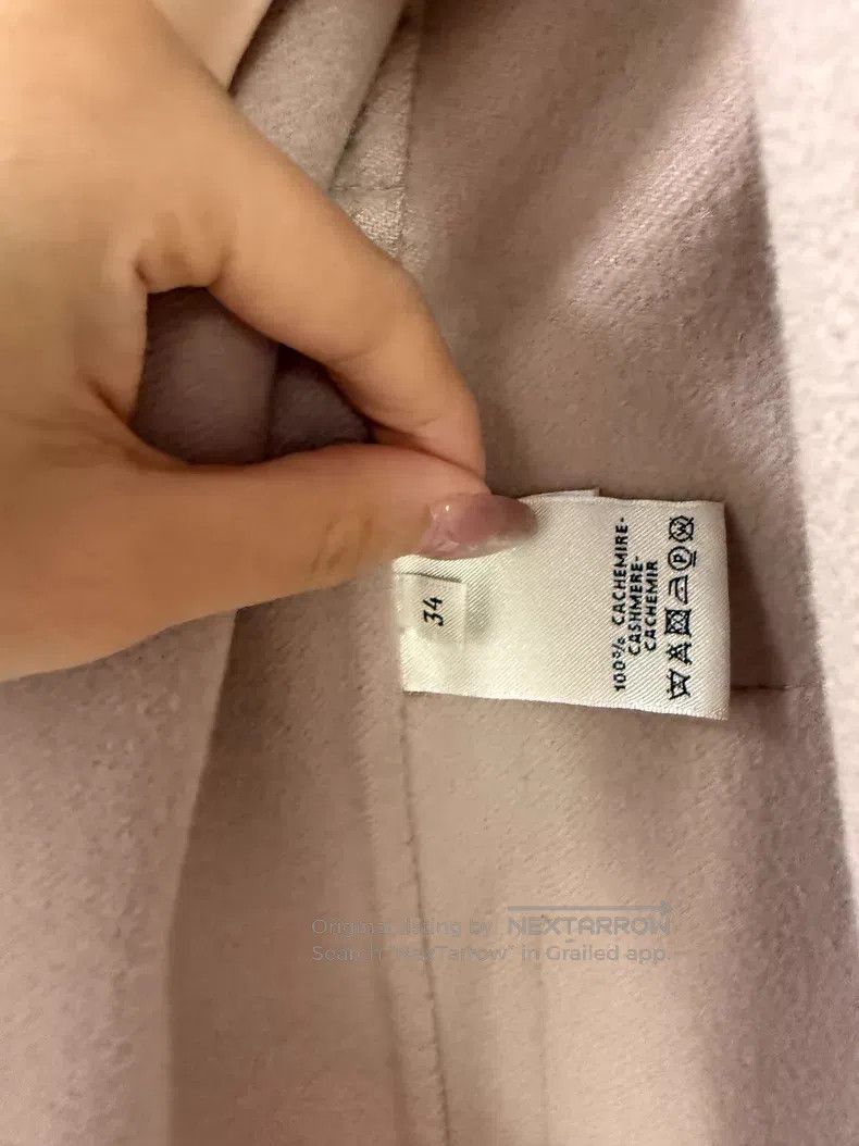 Hermes Hermes Beige cashmere coat - cashmere Size XXS / US 00 / IT 34 - 3 Thumbnail