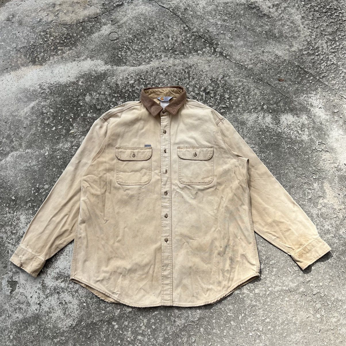 Carhartt Vintage Carhartt Detroid long shirt Size US XL / EU 56 / 4 - 1 Thumbnail