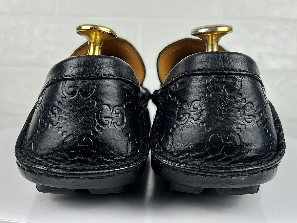 Gucci GUCCI Loafers Leather Shoes HORSEBIT Bamboo GG Monogram Logo Size US 8 / EU 41 - 9 Thumbnail
