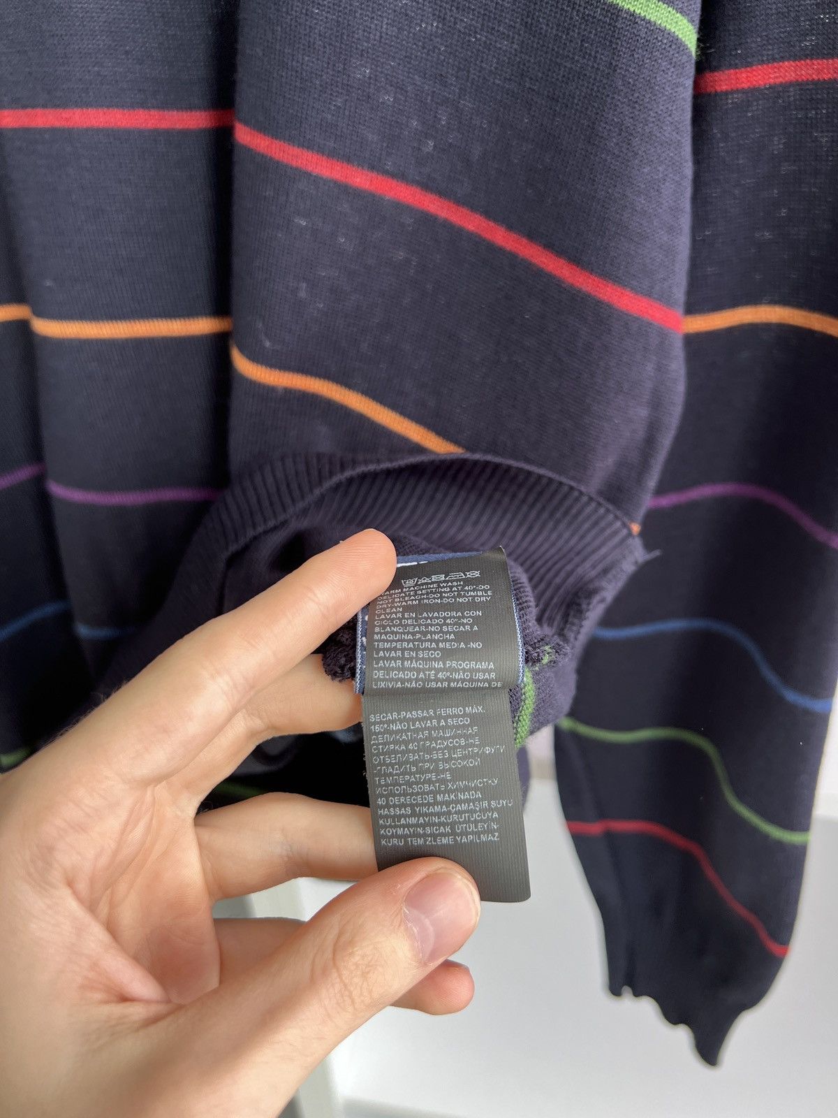 Designer × Paul & Shark × Vintage Vintage Paul Shark striped navy luxury sweater Size US M / EU 48-50 / 2 - 14 Thumbnail