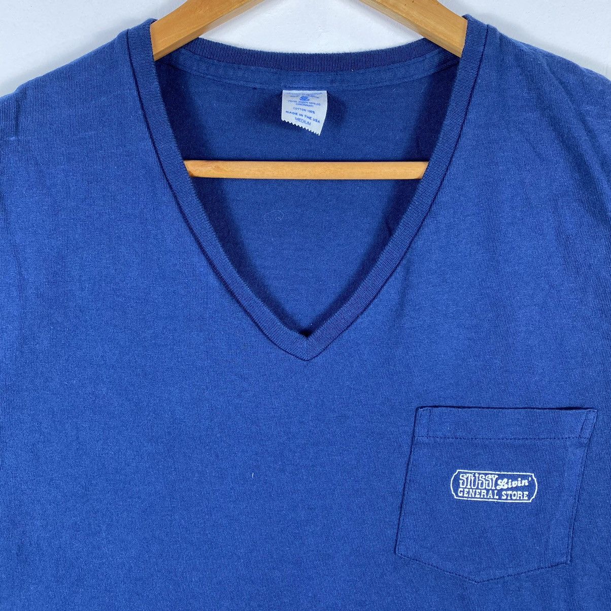 Stussy Vintage 80's STUSSY LIVIN' General Store Pocket Tee Size US M / EU 48-50 / 2 - 3 Thumbnail
