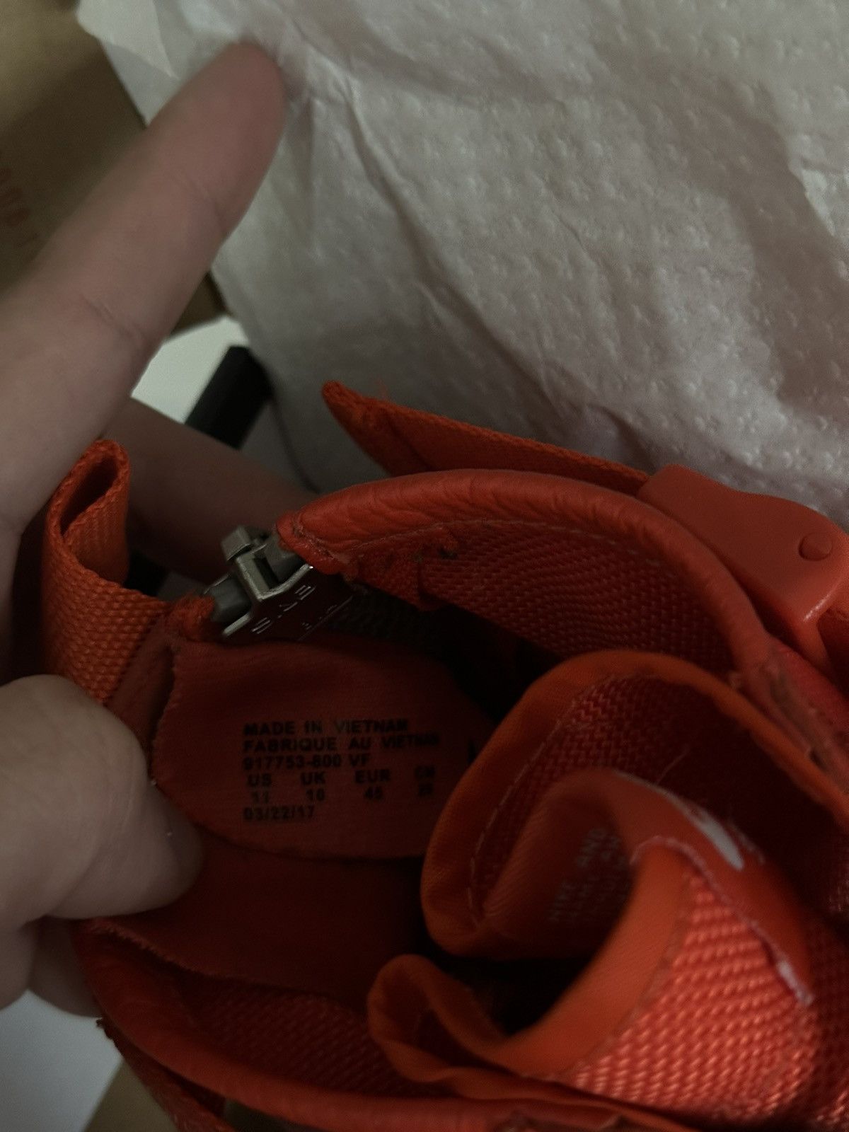 Nike Nike SF Air Force 1 Mid 'Team Orange Size US 11 / EU 44 - 11 Thumbnail