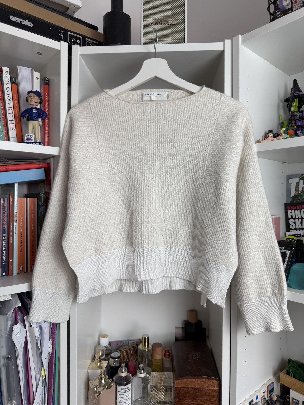 Helmut Lang Helmut Lang cotton wool & cashmere sweater XS archive rare Size XS / US 0-2 / IT 36-38 - 1 Thumbnail