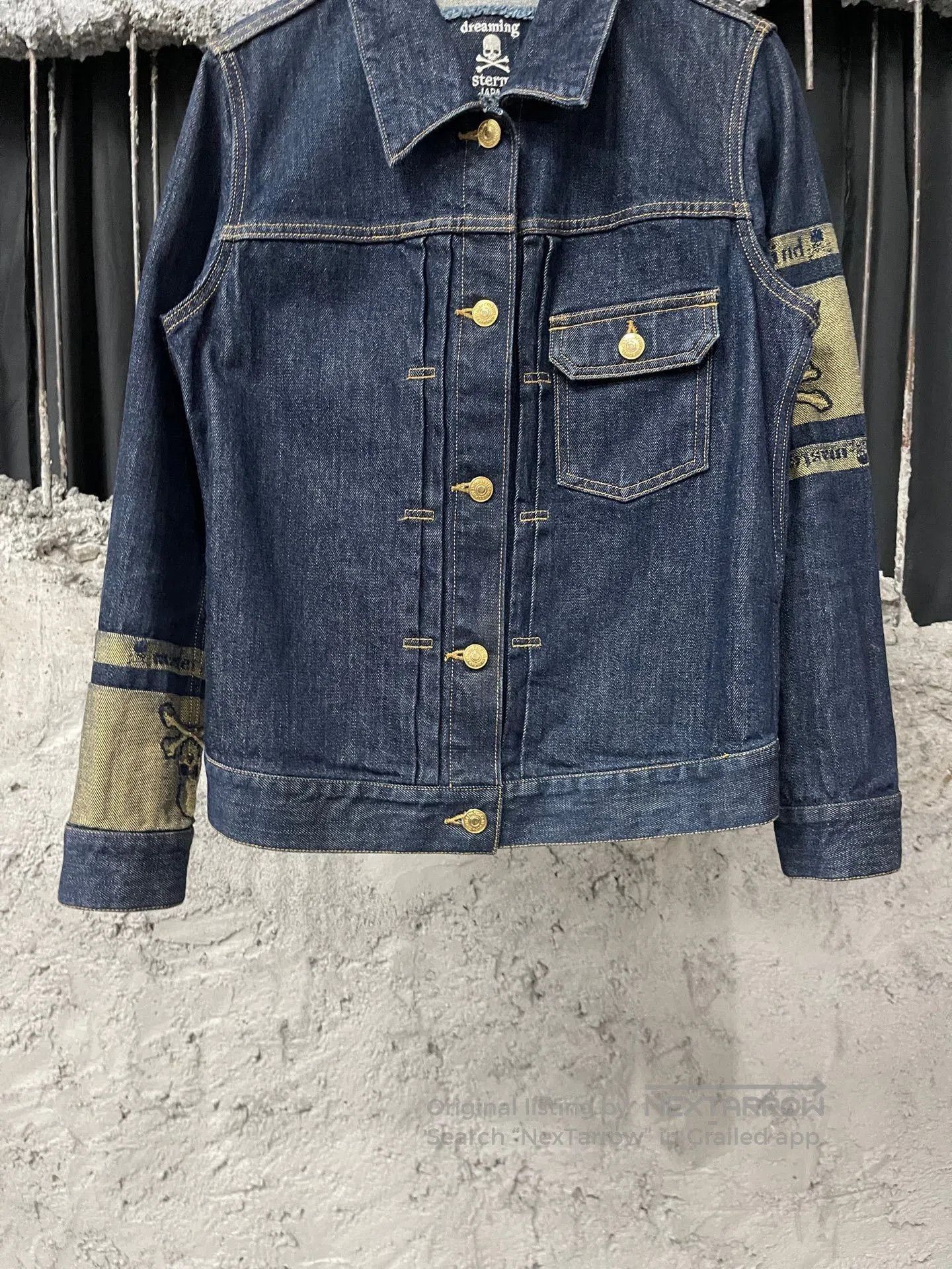 Mastermind Japan Mastermind Japan MMJ Gold Thread Denim Jacket. Size US XS / EU 42 / 0 - 4 Thumbnail