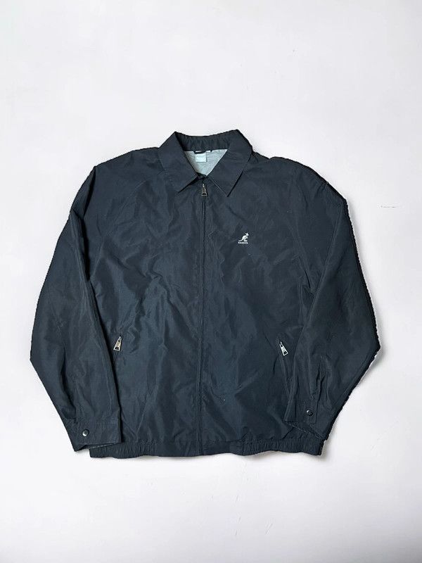 Kangol × Vintage Vintage Kangol Black Streetwear Jacket Size US XL / EU 56 / 4 - 1 Thumbnail