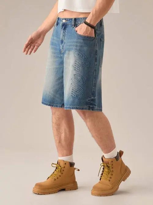 Japanese Brand FASHION Vintage RETRO washed jorts shorts Size US 35 - 1 Thumbnail