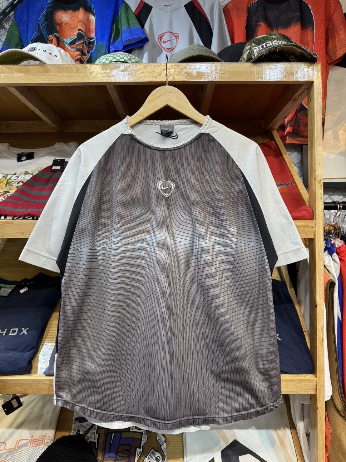 Nike ❗️Rare❗️Vintage Nike Total 90 00's Training Jersey Size US L / EU 52-54 / 3 - 1 Thumbnail
