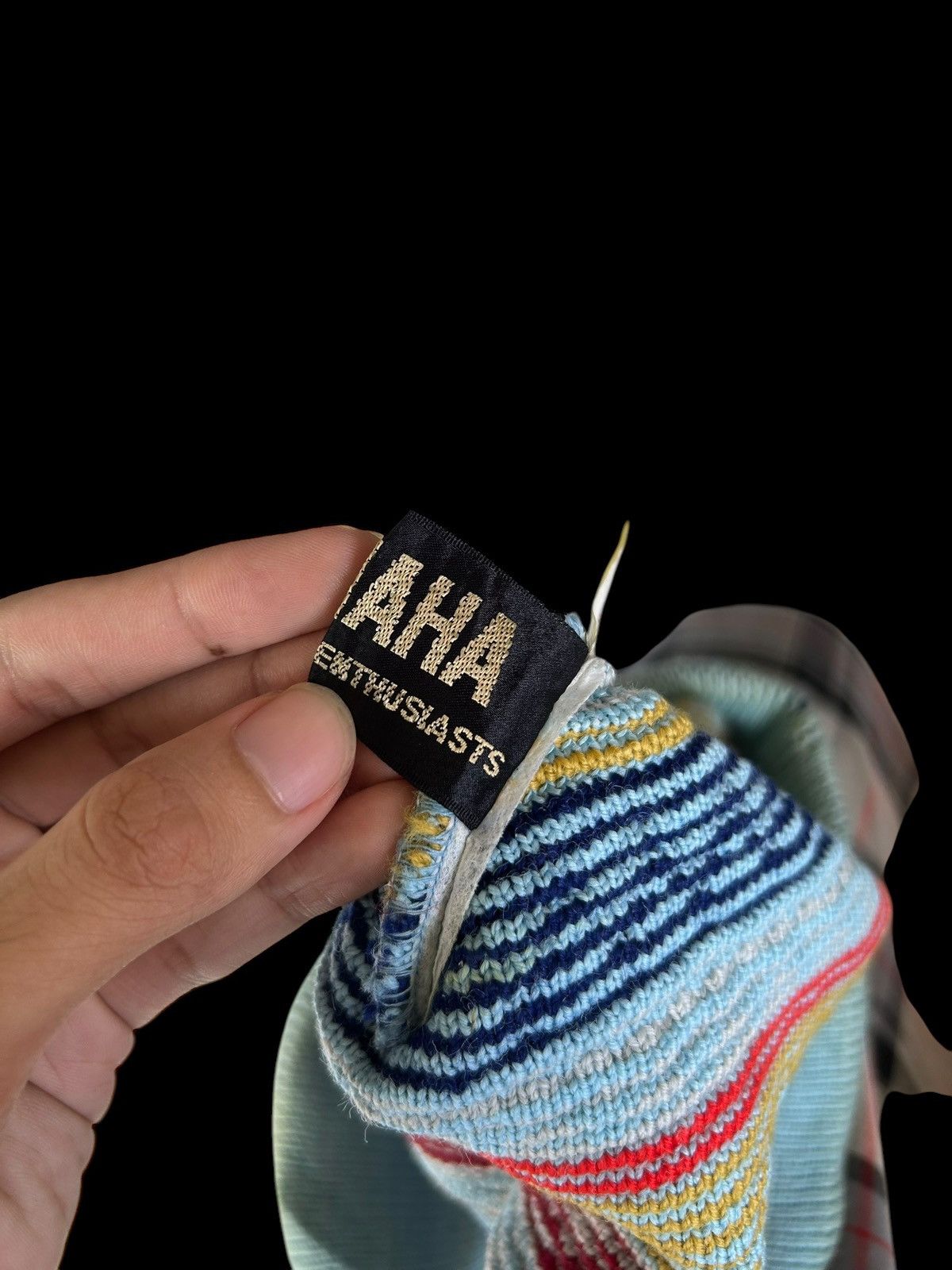 Japanese Brand × Kapital × Vintage Mohawk Vtg Yamaha Japanese Knitt Beanie Size ONE SIZE - 13 Thumbnail