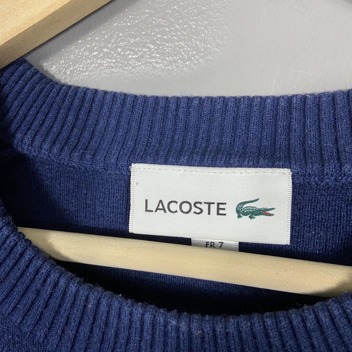 Lacoste Lacoste Embroidered Crocodiles Wool Sweater Size US XXL / EU 58 / 5 - 4 Thumbnail
