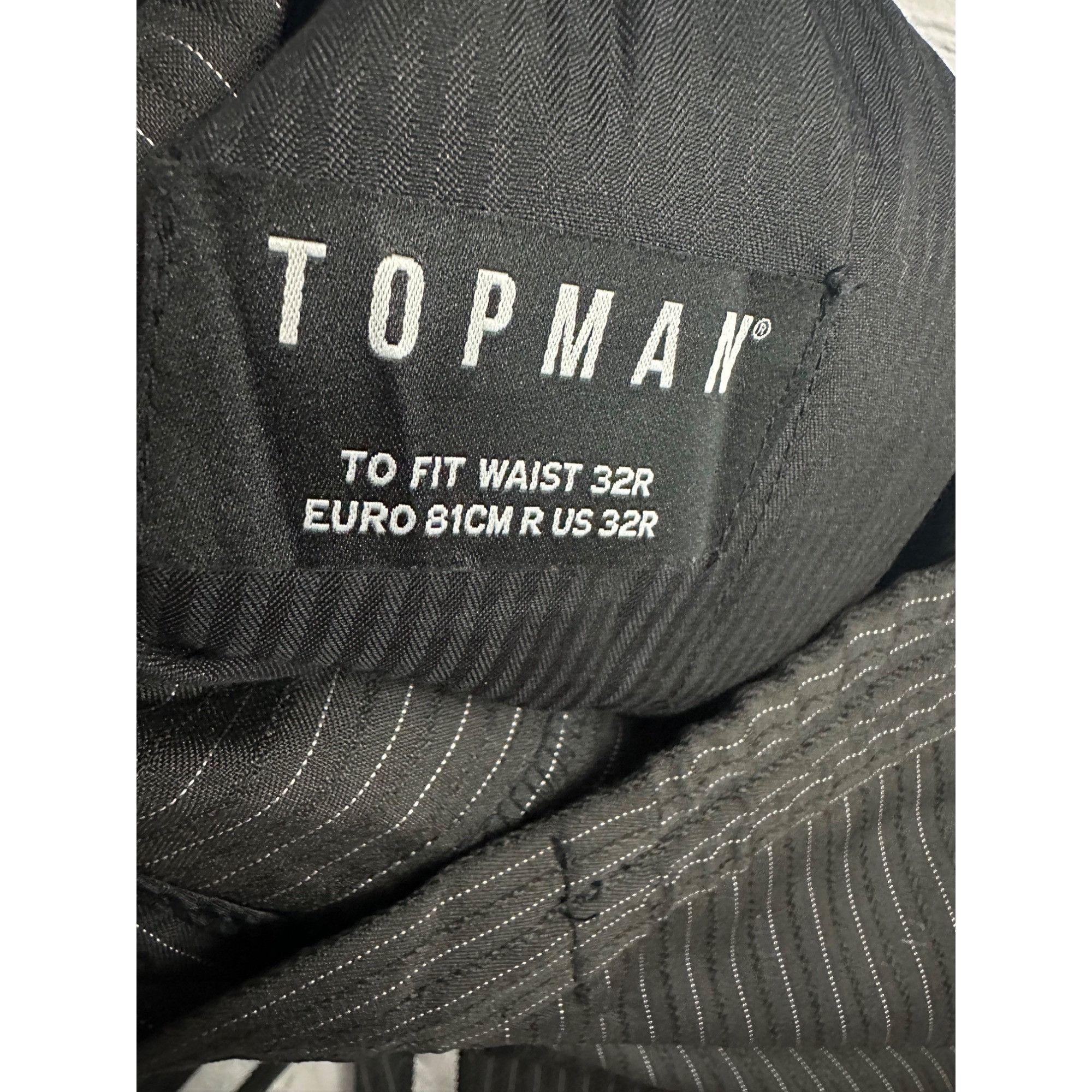 Topman Topman Pin Stripe Cropped Trousers Size US 32 / EU 48 - 2 Thumbnail