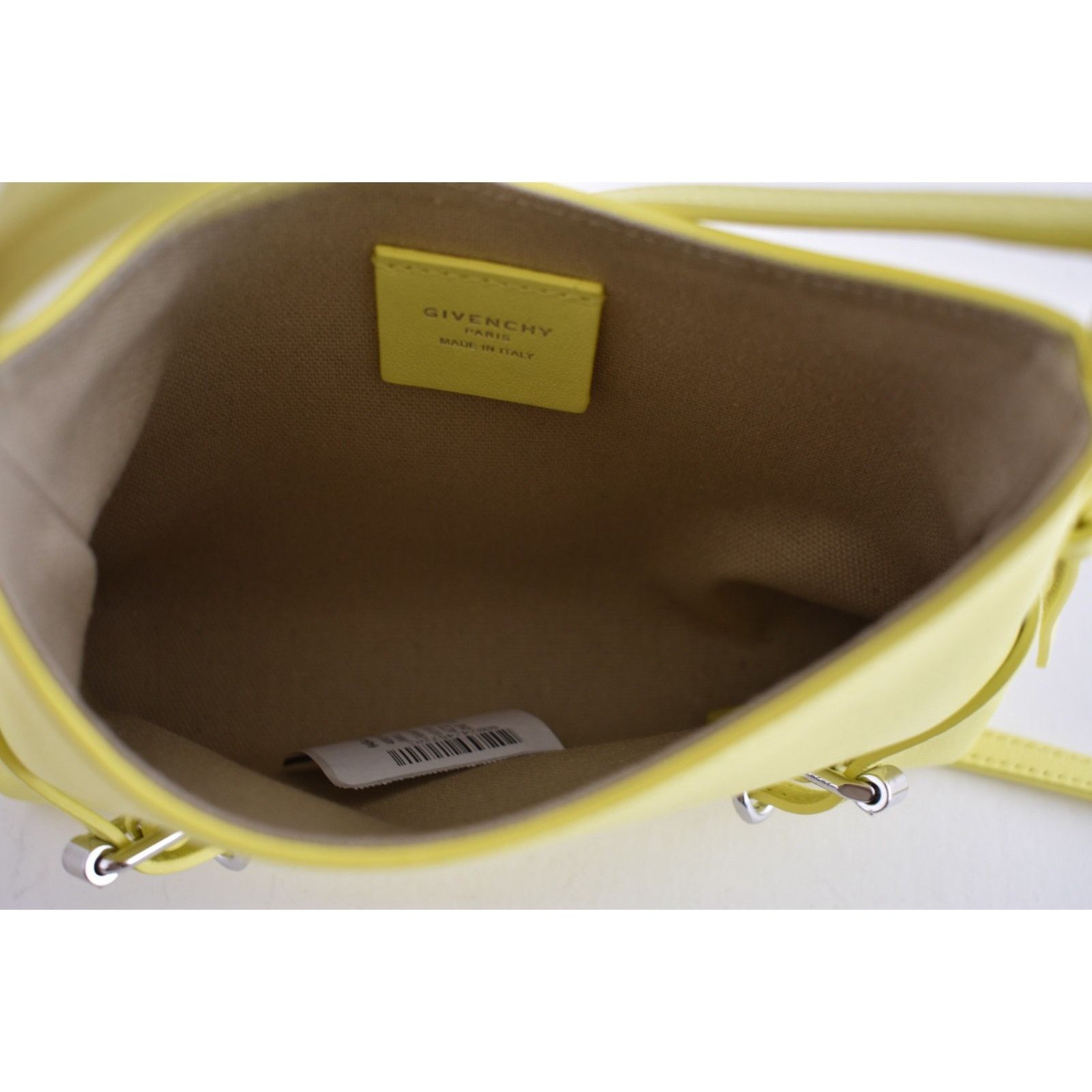 Givenchy Givenchy Voyou Nano Yellow Shiny Leather Crossbody Bag Size ONE SIZE - 18 Thumbnail