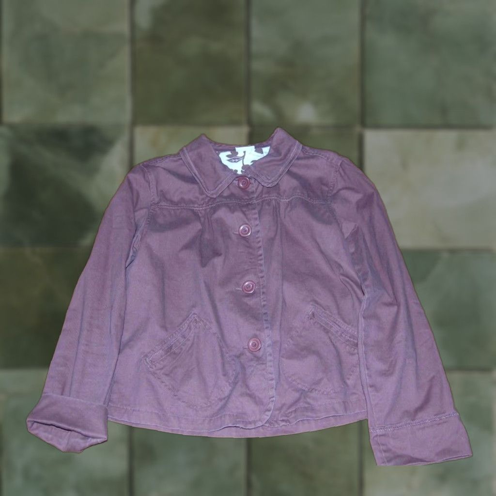 Vintage VINTAGE Kim Rogers Brown Button Front Jacket Pleated Lightweight Women’s Size Large Size M / US 6-8 / IT 42-44 - 1 Thumbnail