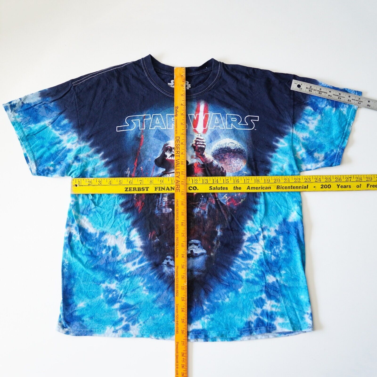Disney Disney Star Wars Darth Vader Death Star Tie Dye T-Shirt Med Size US M / EU 48-50 / 2 - 5 Thumbnail