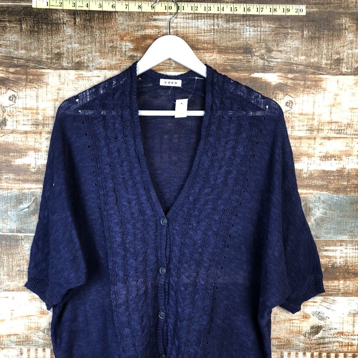 Homespun Knitwear × Japanese Brand Coen Blue Knitwear #A1621 Size XL / US 12-14 / IT 48-50 - 5 Thumbnail