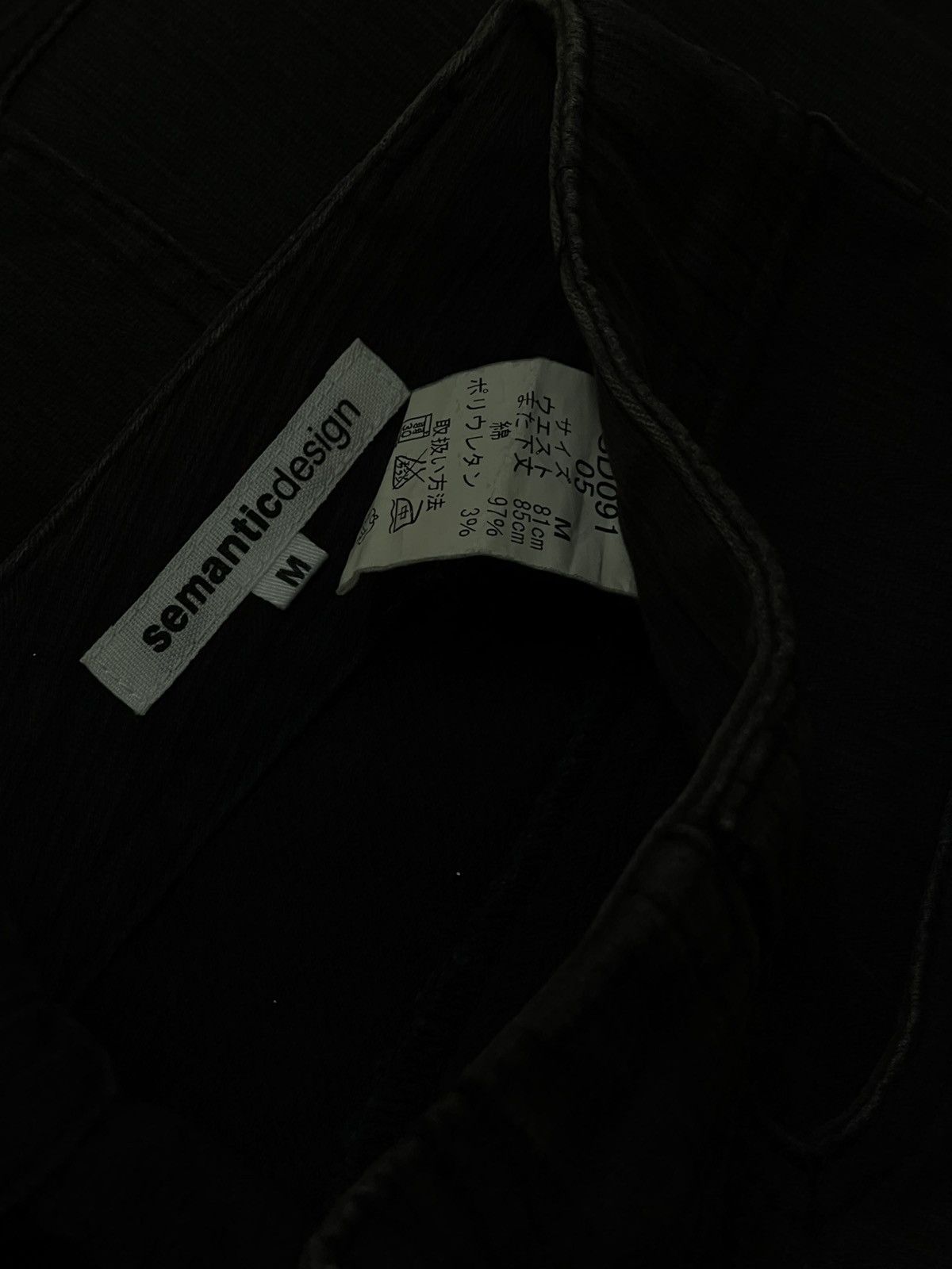 Japanese Brand × Vintage × semanticdesign Vintage 90s Designer Japan Semantic Design Bikers Punk Pant Size US 30 / EU 46 - 10 Thumbnail