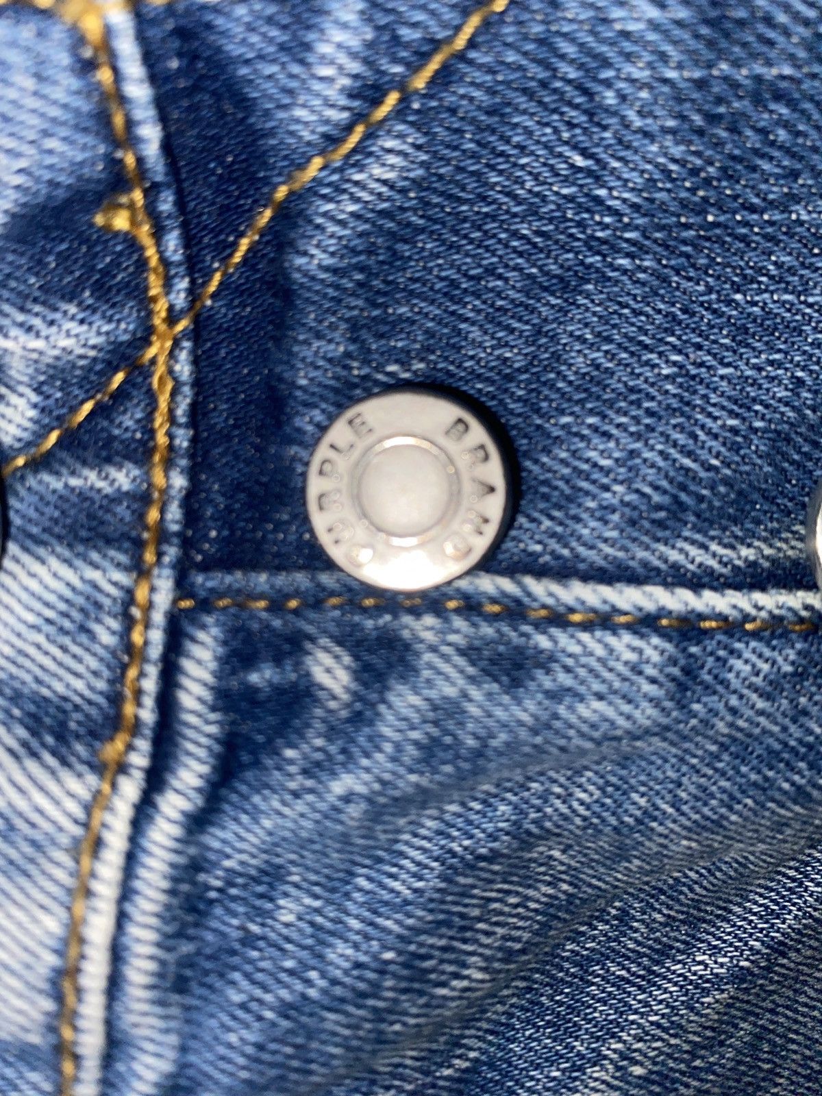 Purple Brand Blue with a foggy white purple jeans Size US 31 - 10 Thumbnail