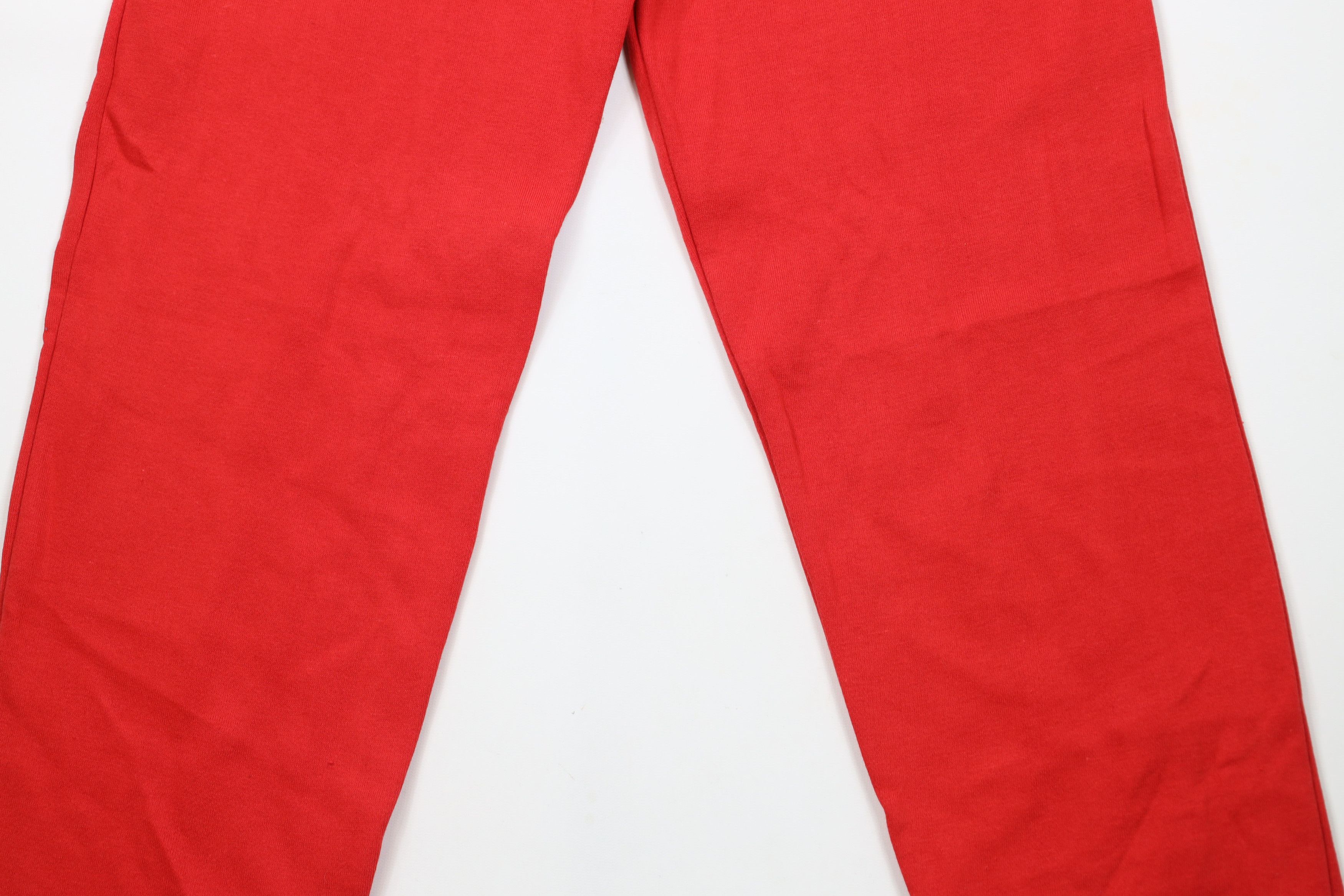 Vintage Deadstock Vintage 90s Streetwear Sweatpants Joggers Red USA Size US 36 / EU 52 - 11 Thumbnail