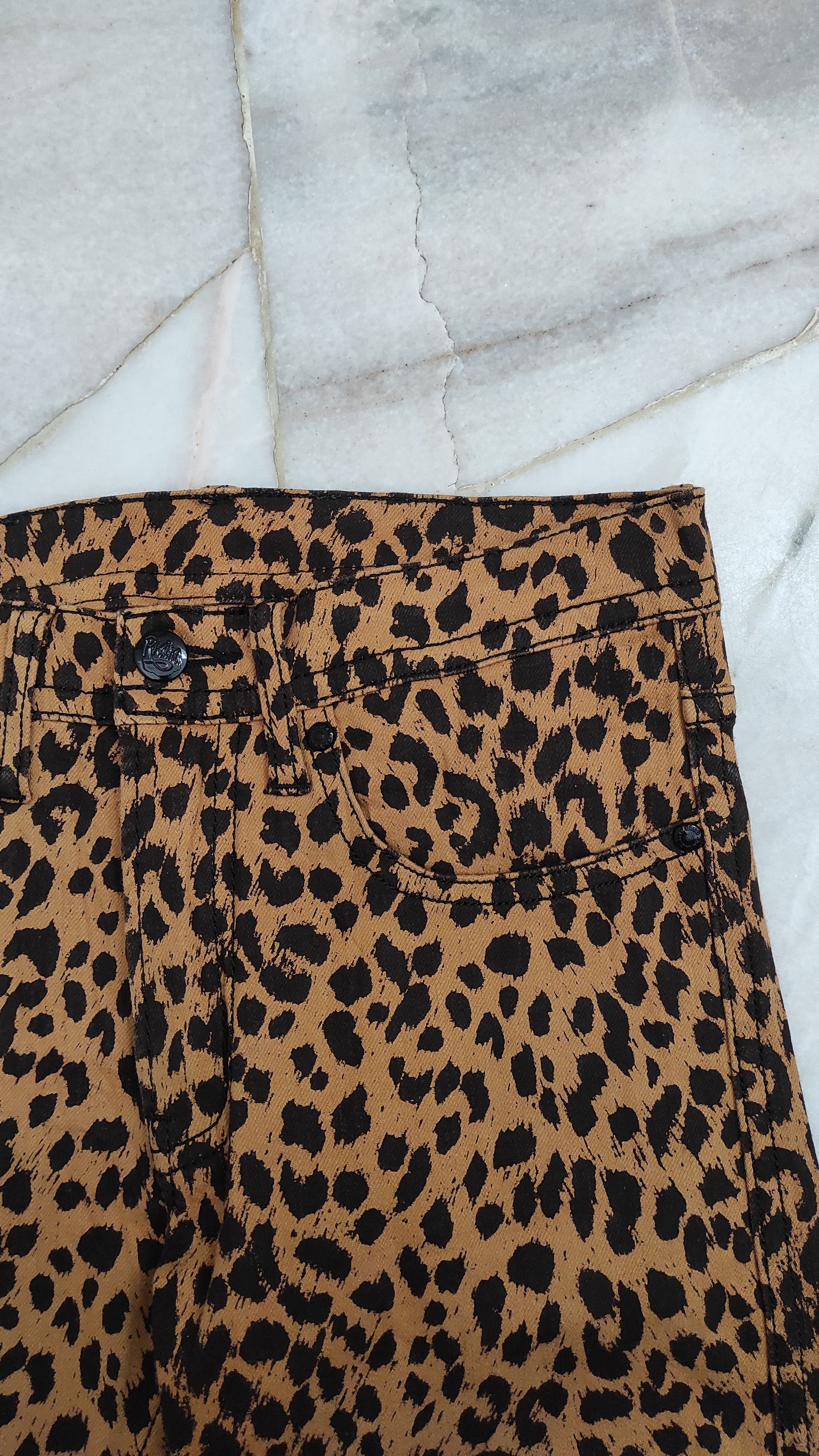 Japanese Brand Fw2000 RNA Japan X Foxy band leopard Print skinny jeans Size 27" / US 4 / IT 40 - 10 Thumbnail