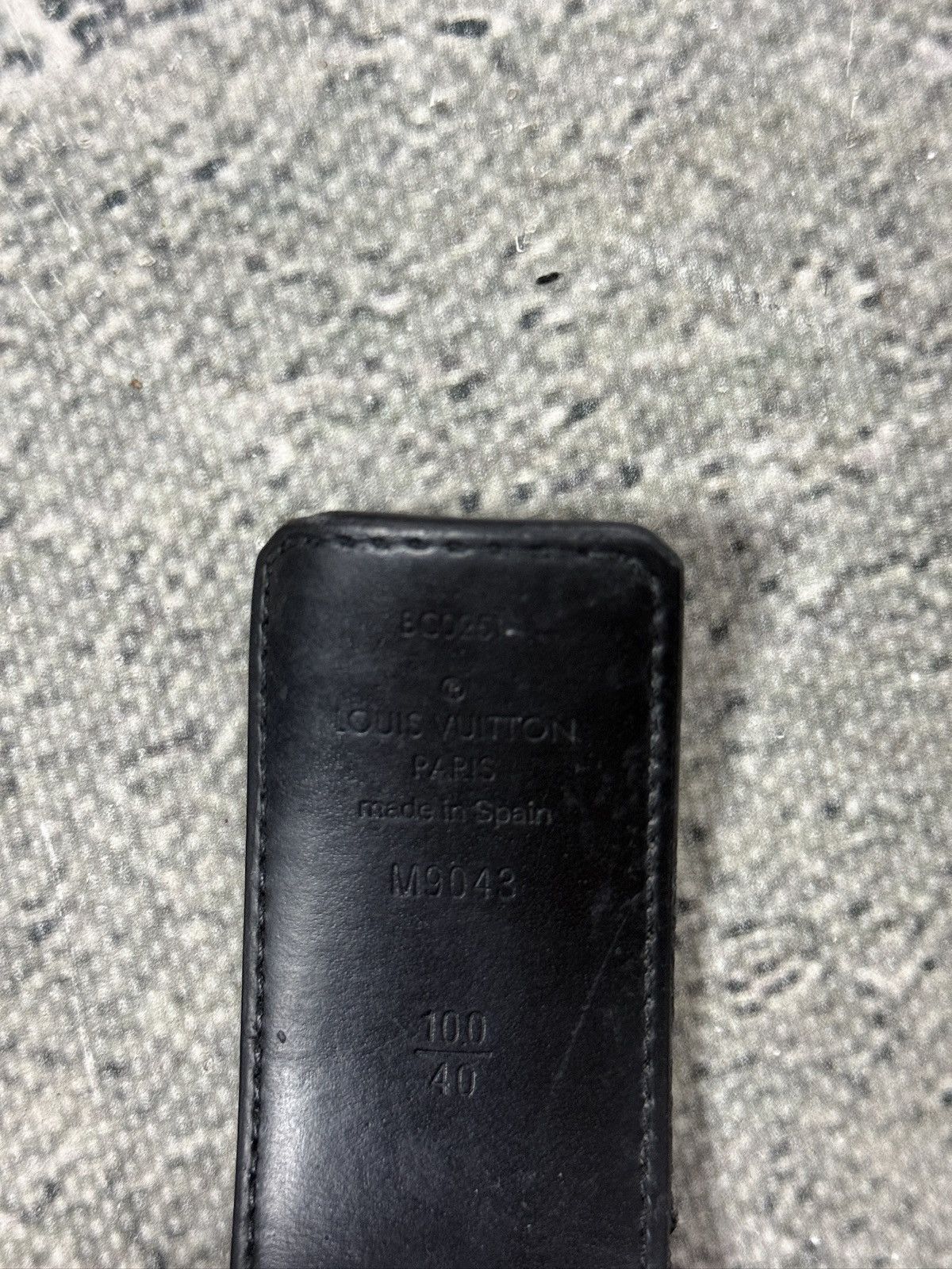 Louis Vuitton Louis Vuitton belt silver big buckle black LV monogram Size 40 - 7 Thumbnail
