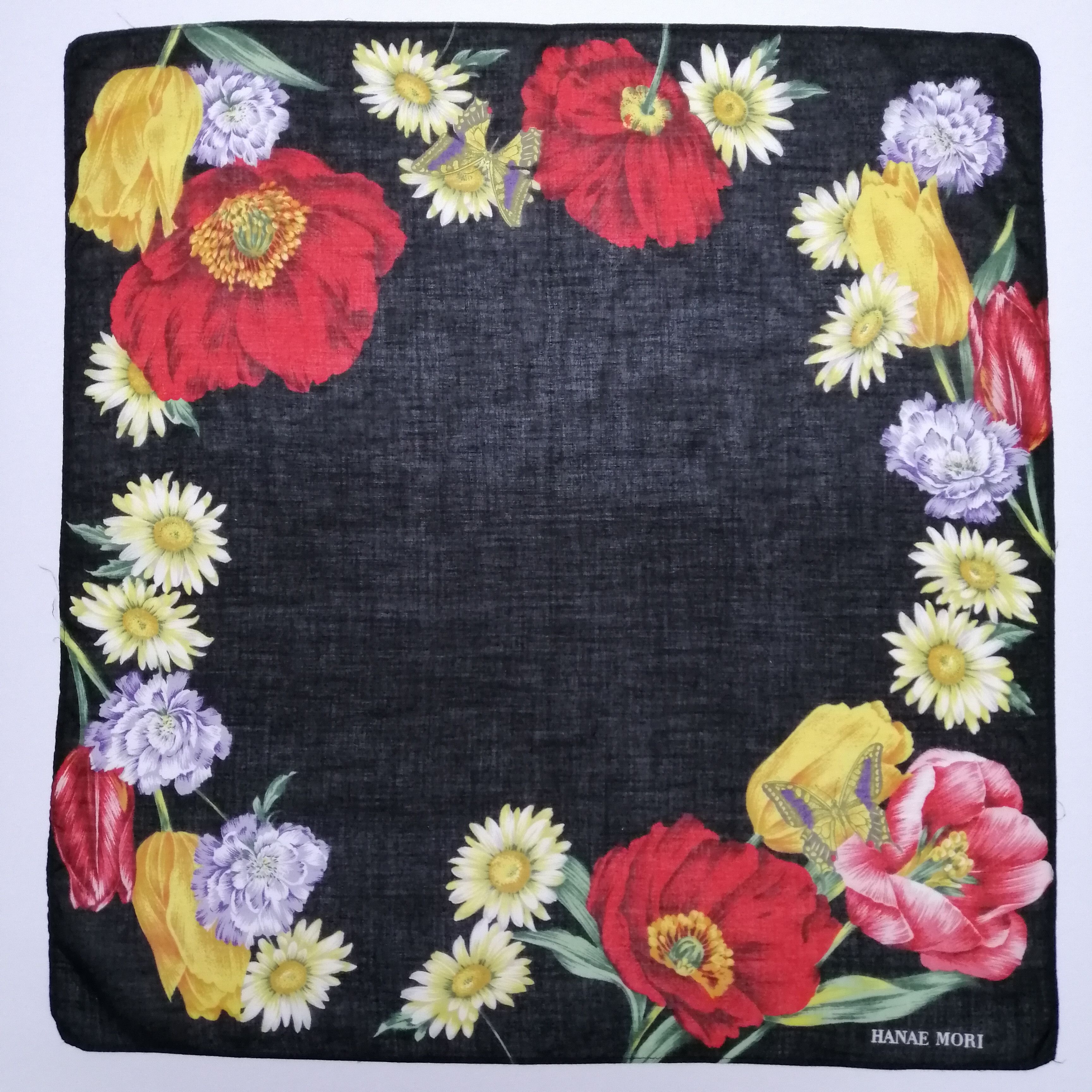 Hanae Mori Hanae Mori Handkerchief/Neckerchief/Scarves-KD1217 Size ONE SIZE - 2 Thumbnail