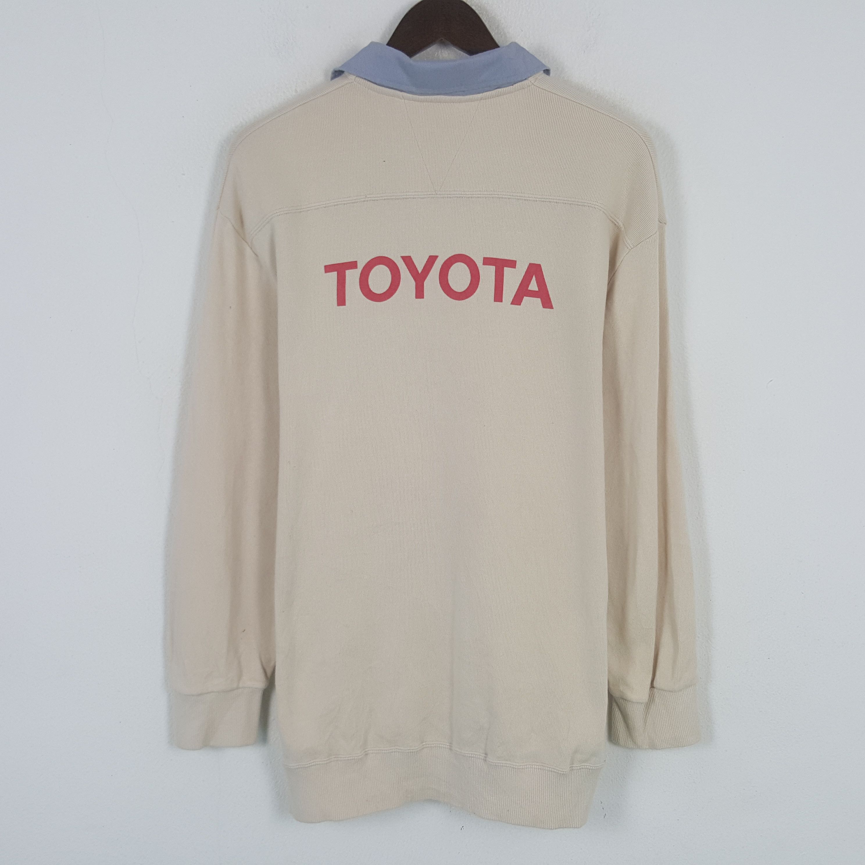 Japanese Brand × Vintage Vintage Toyota Worker Polos Sweatshirt Size US S / EU 44-46 / 1 - 1 Thumbnail