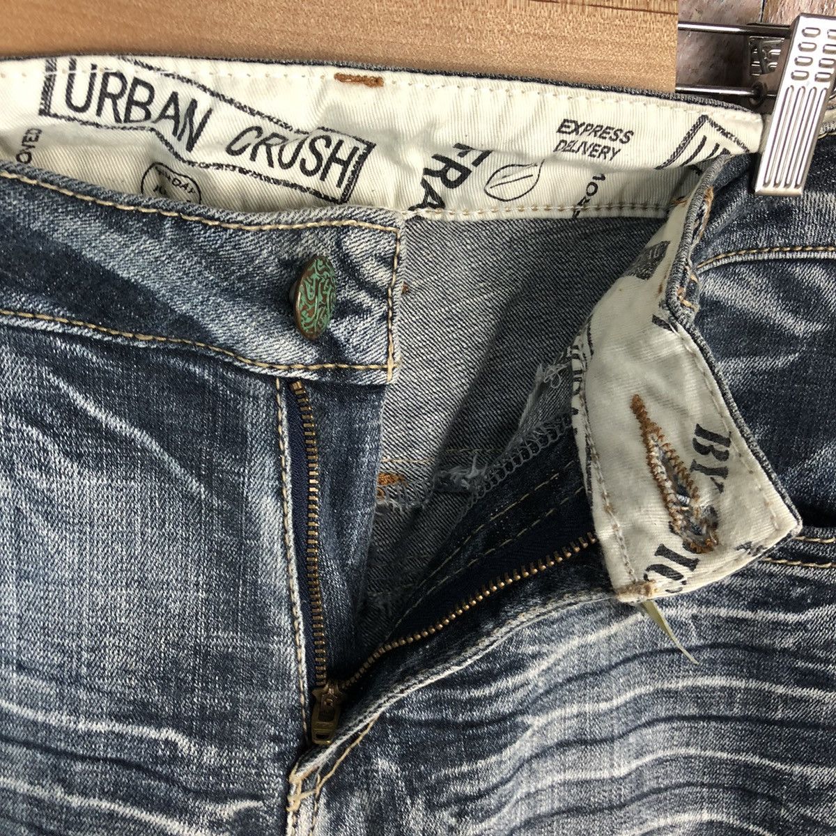 Japanese Brand Urban Crush faded Blue denim Jeans #A996 Size 30" / US 8 / IT 44 - 10 Thumbnail