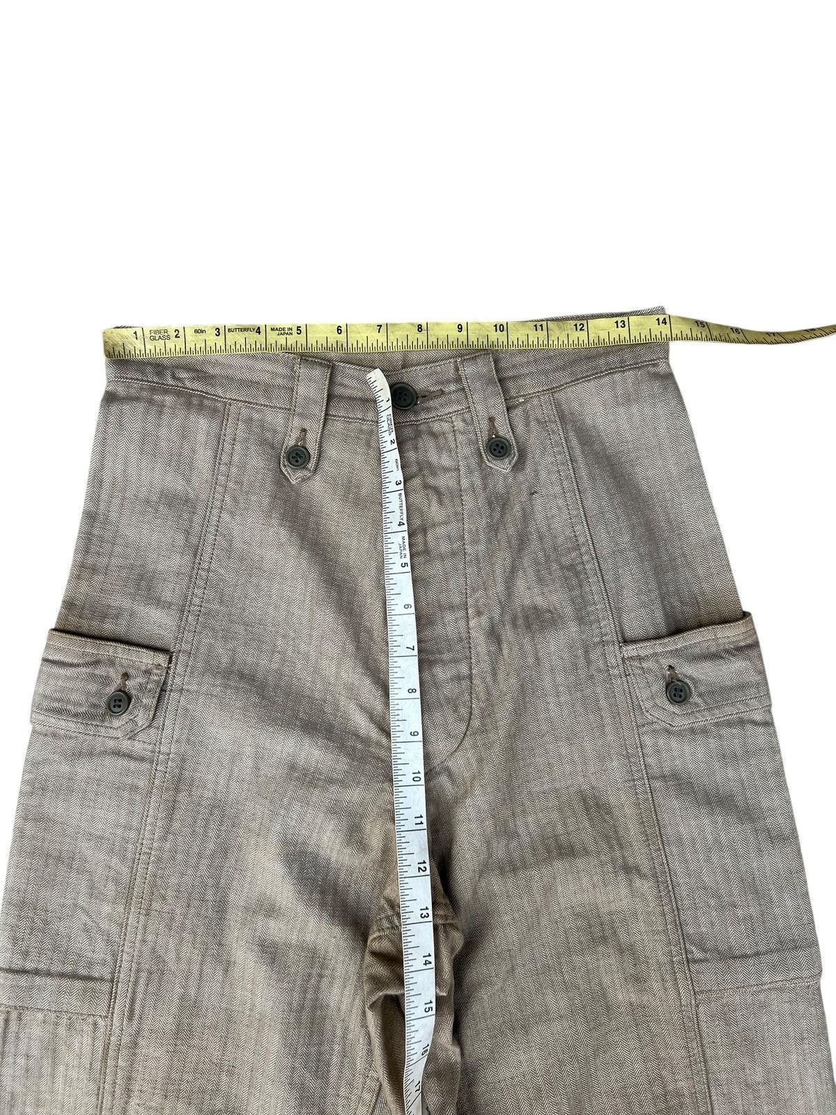 Full Count & Co. Vintage Full Count Japan Dirty Mud Stains HBT Trouser Pant Size US 28 / EU 44 - 4 Thumbnail