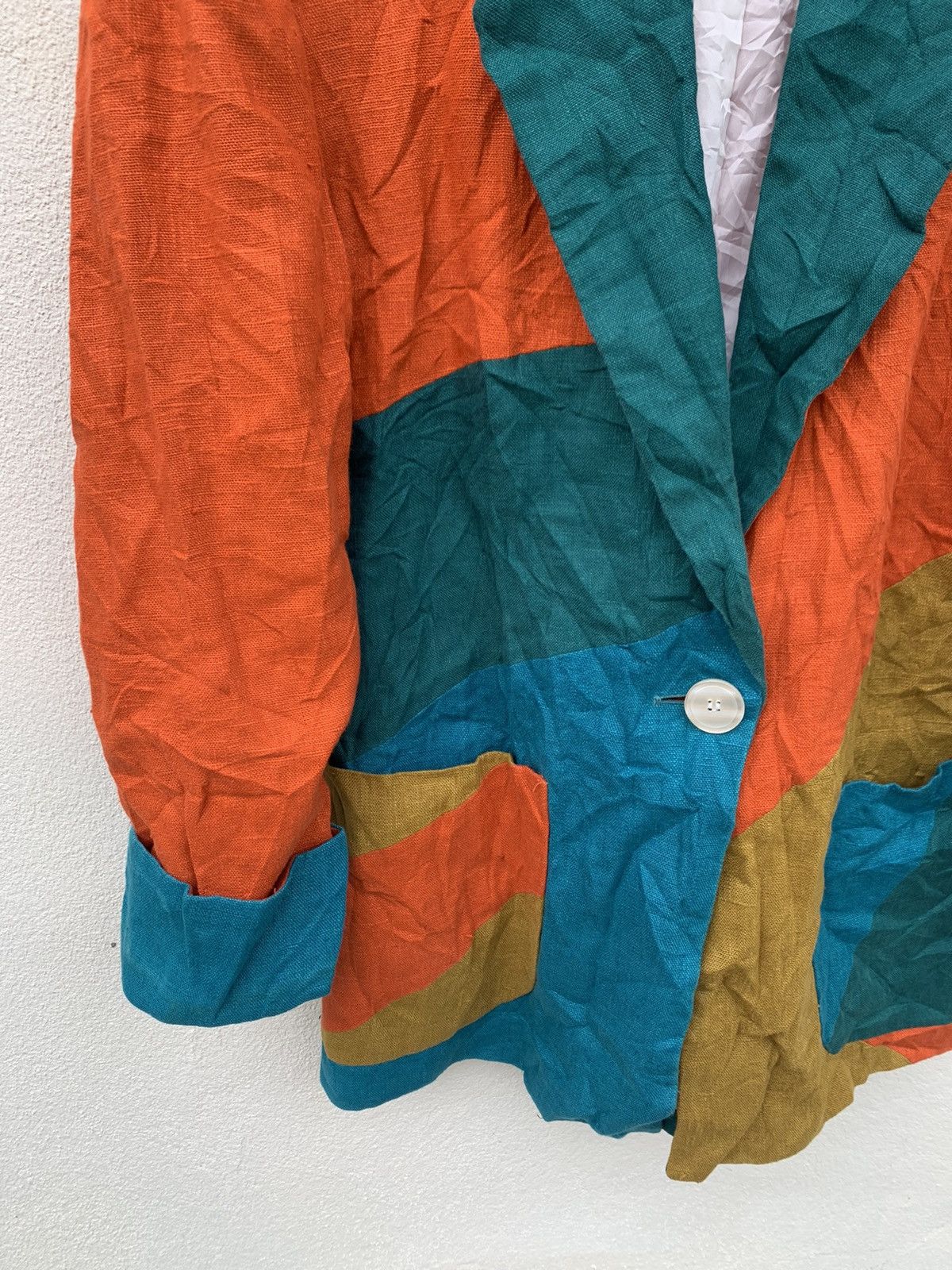 Art Comes First Vtg International Scene Multicolour Coat Jacket Size M / US 6-8 / IT 42-44 - 5 Thumbnail