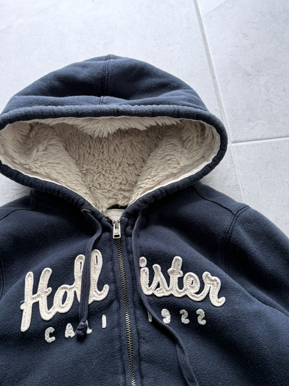 Hollister 2000s Y2K Hollister Fur Zip Hoodie Size US S / EU 44-46 / 1 - 2 Thumbnail