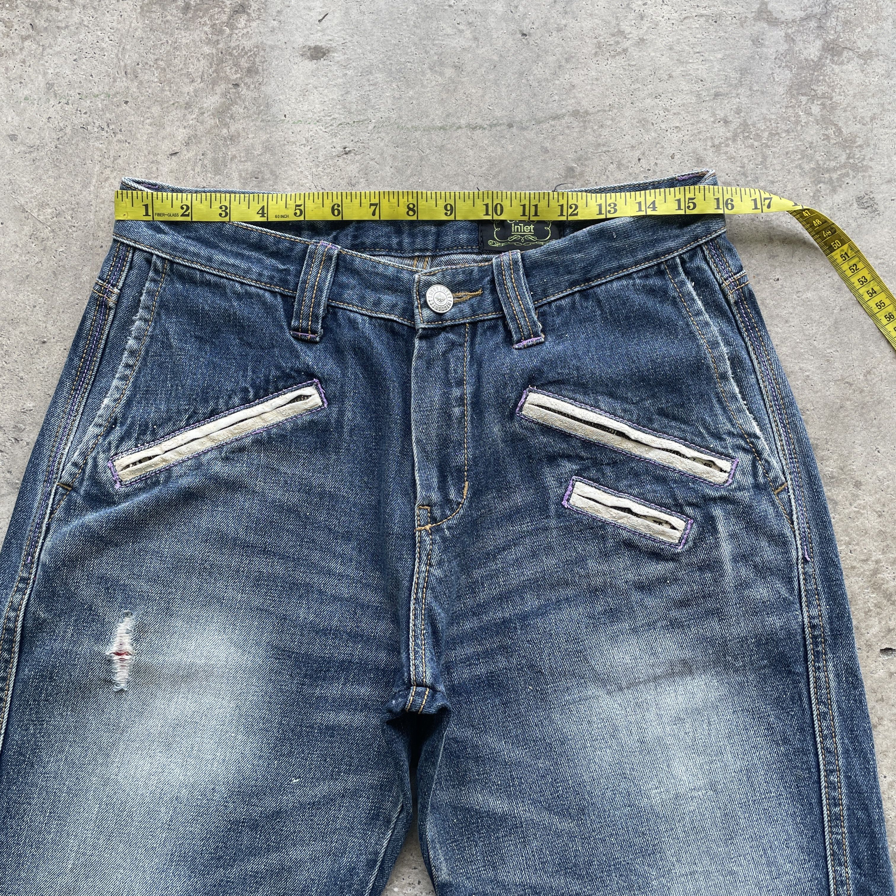 Japanese Brand W32x29.5 VINTAGE IN7ET RARE DENIM FADED JEANS PANTS Size US 32 / EU 48 - 6 Thumbnail