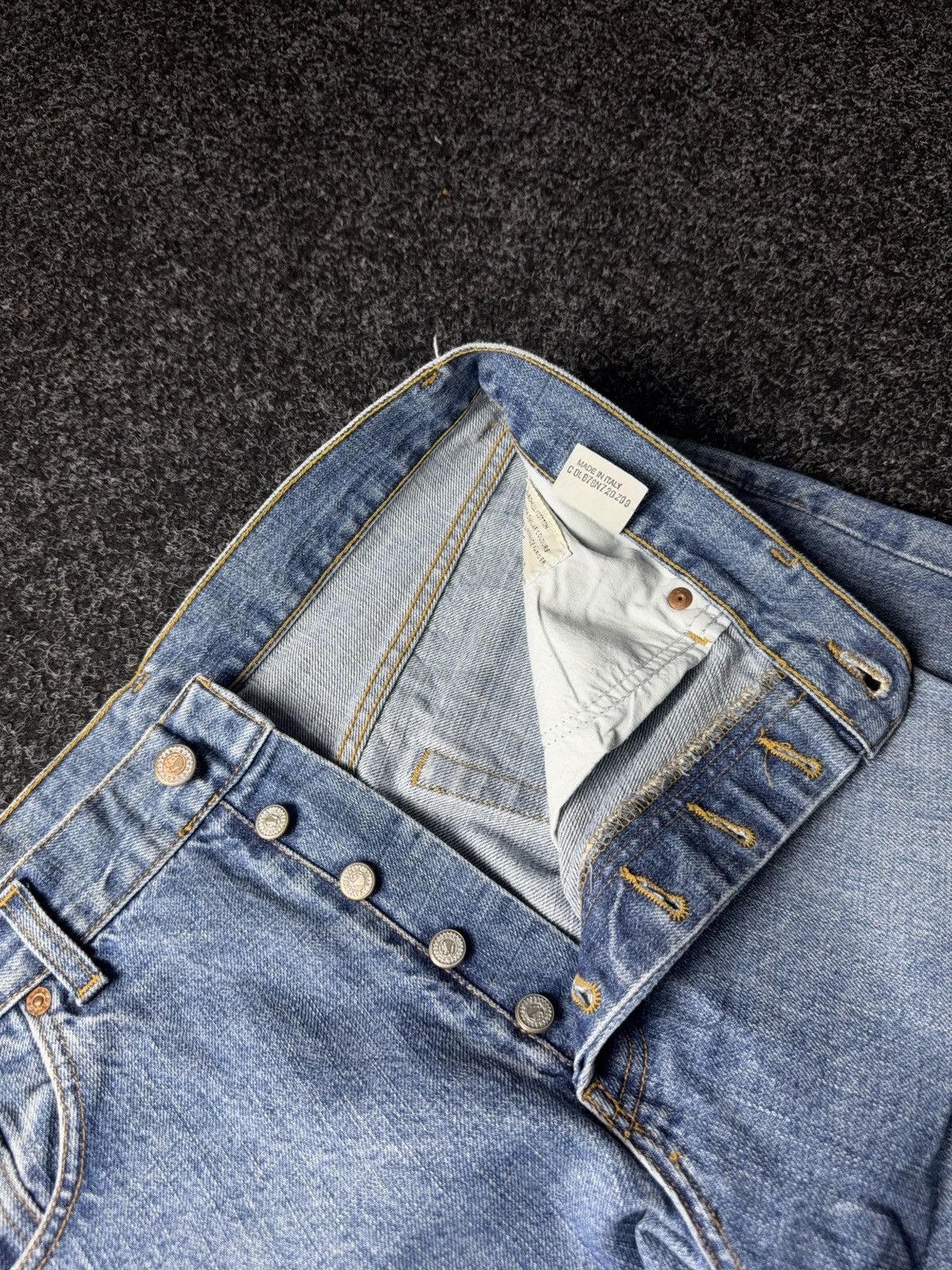 Peak Performance 90s Retro Peak Performance Italy Vintage Light Wash Jeans Size US 33 - 9 Thumbnail