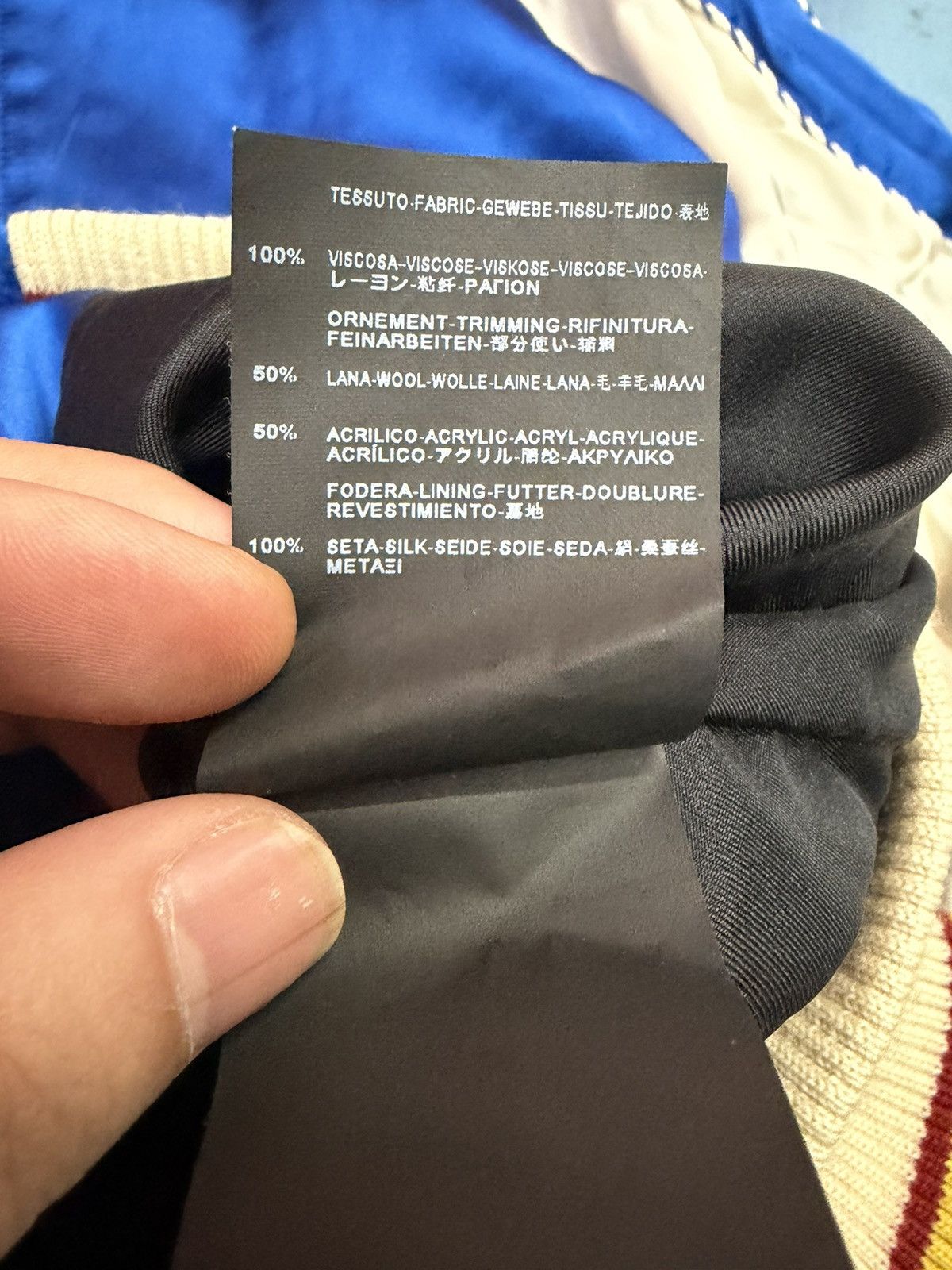 Saint Laurent Paris SAINT LAURENT SS14 SILK BOMBER Size US L / EU 52-54 / 3 - 6 Thumbnail