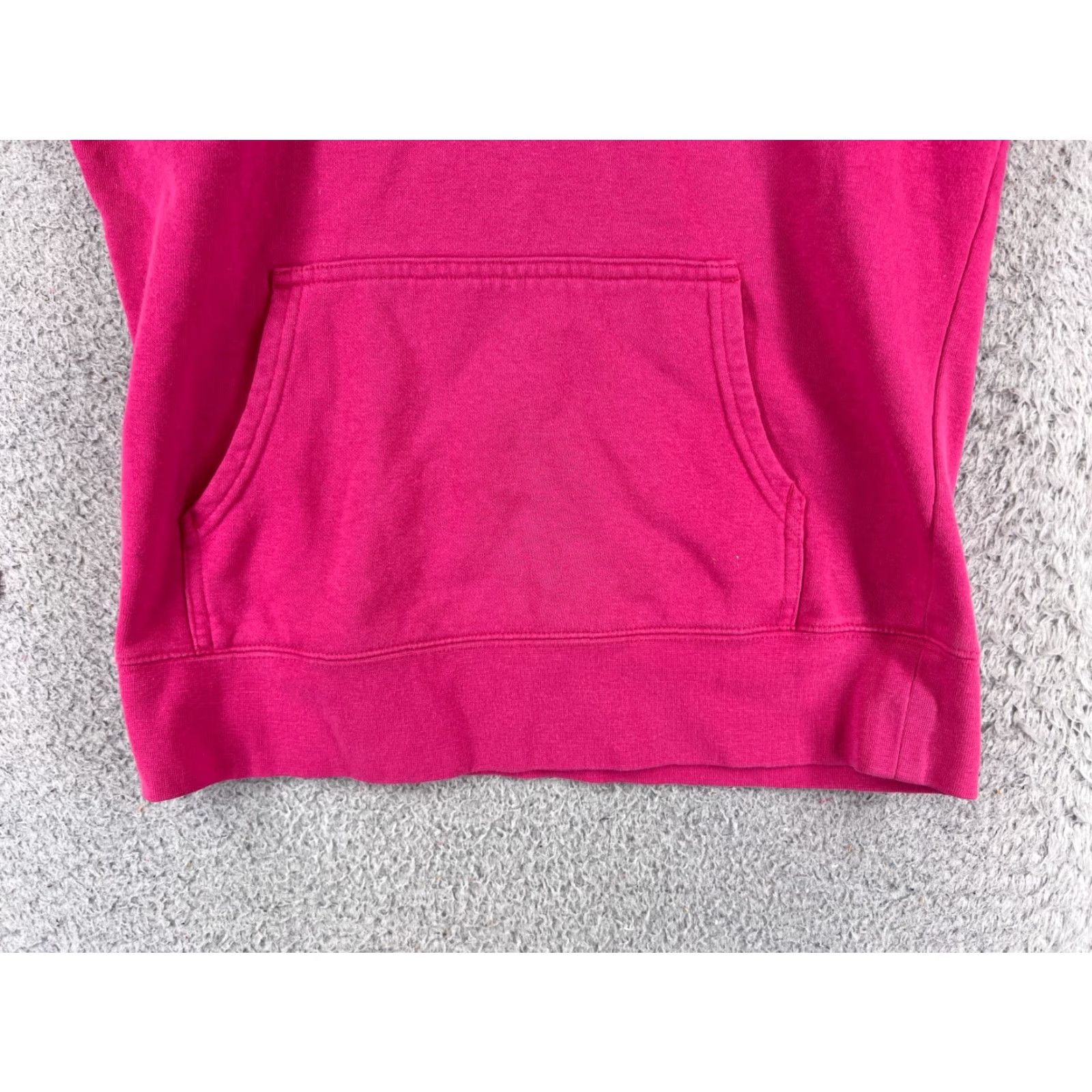 The North Face VINTAGE The North Face Hoodie Sweater Womens Small Pink Cotton Jersey Pullover Logo Pocket Activewear Size S / US 4 / IT 40 - 5 Thumbnail