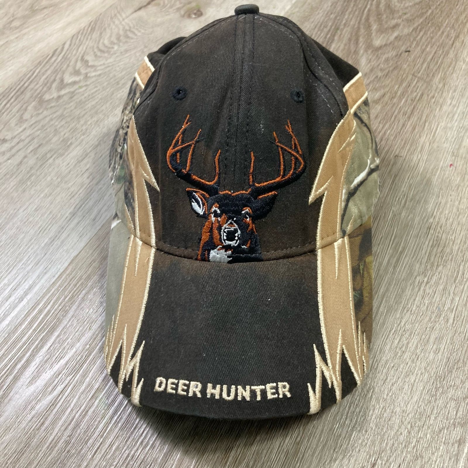 Other Buck Wear Men's Black Camouflage Deer Hunter Baseball Size ONE SIZE - 1 Thumbnail