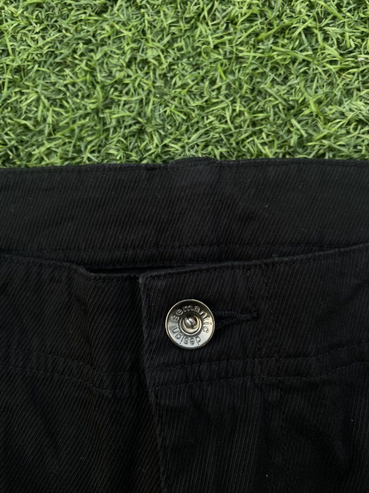 If Six Was Nine × Japanese Brand × semanticdesign RARE SEMANTIC DESIGN BLACK MULTI POCKET PANTS Size US 32 / EU 48 - 5 Thumbnail