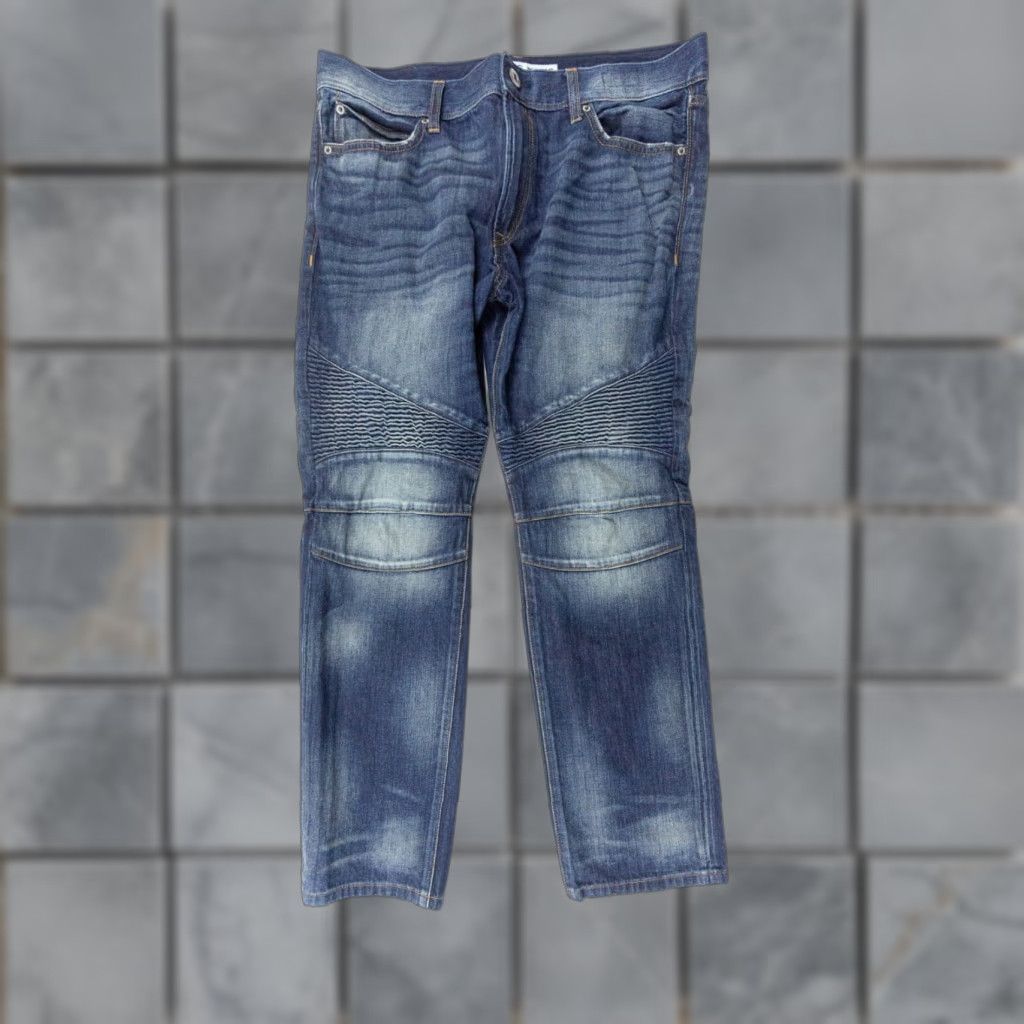 Express VINTAGE Express Slim Fit Alec Jeans Men 34x30 Blue Cotton Denim Tapered Casual Size US 34 / EU 50 - 1 Thumbnail