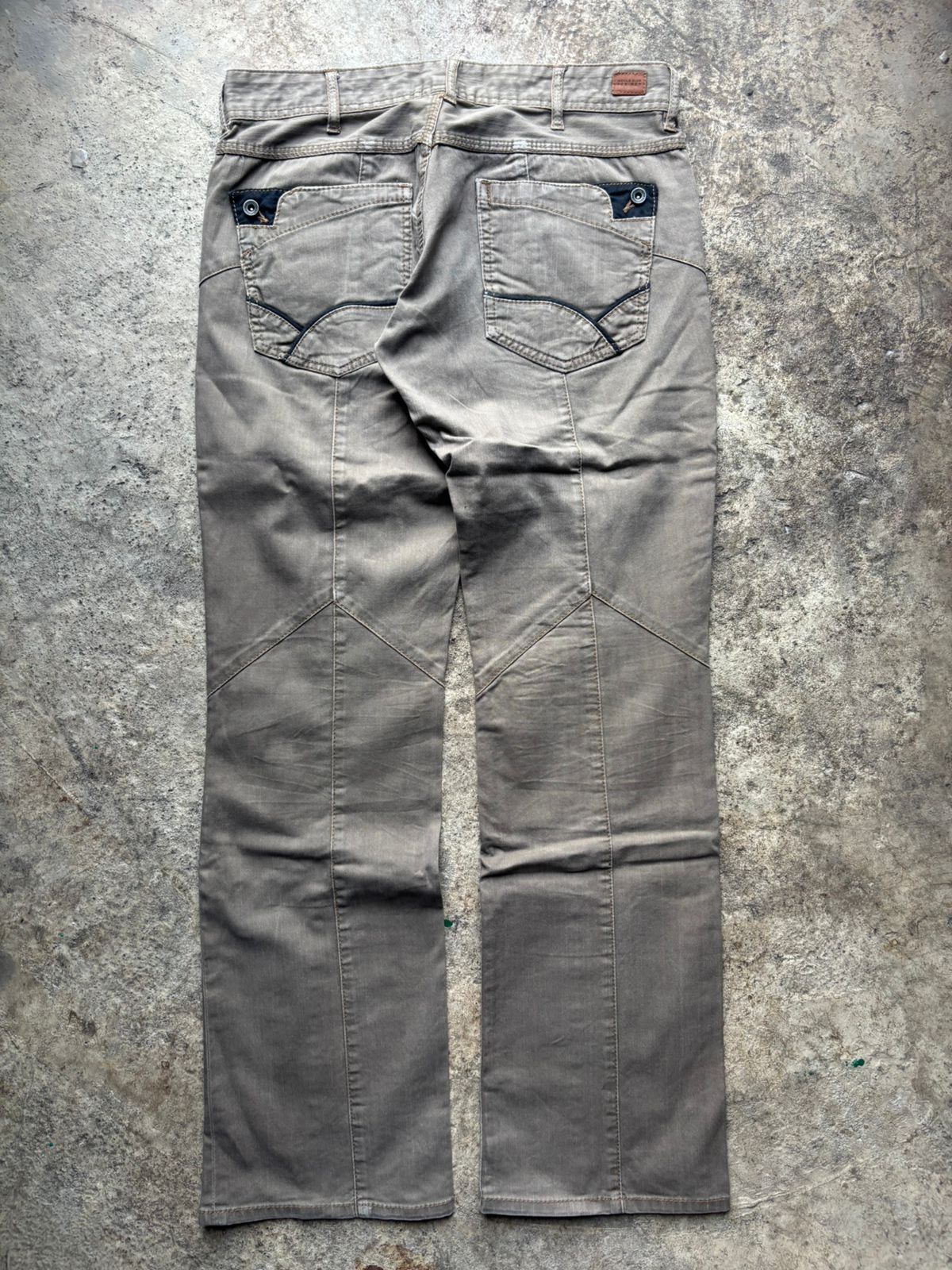 Japanese Brand 2000s Nicole Club For Men Panelled Bootcut Pants Size US 31 - 8 Thumbnail